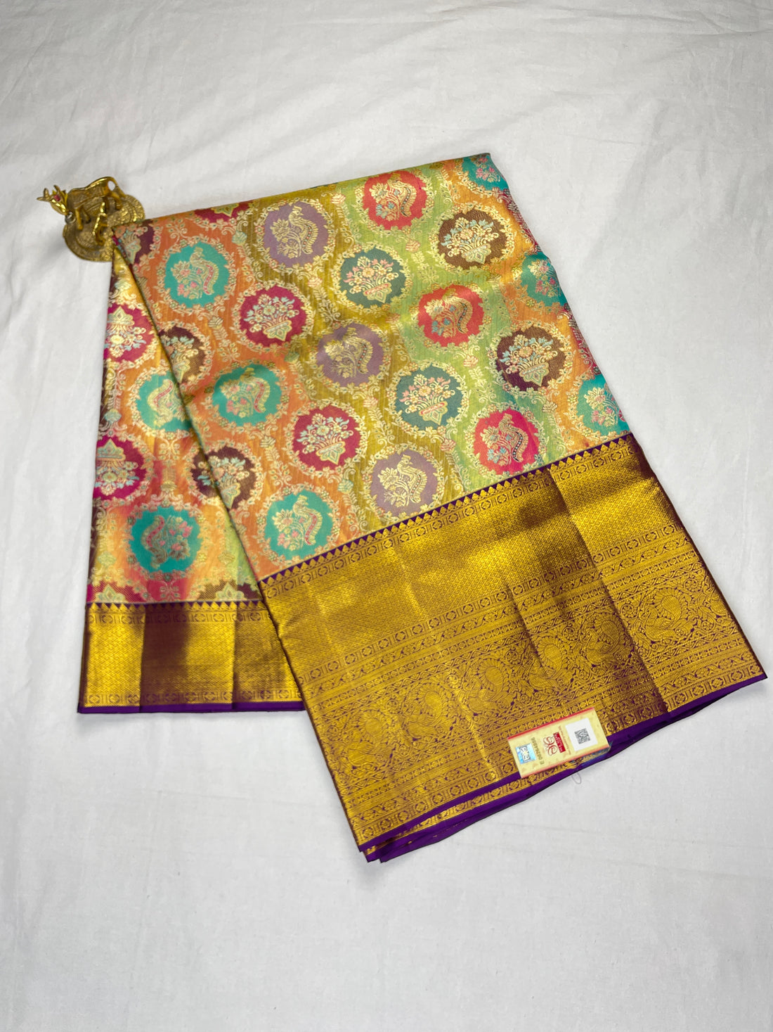 Kanchipattu Bridal sarees Pure handloom 4k weaving with Silk mark certified