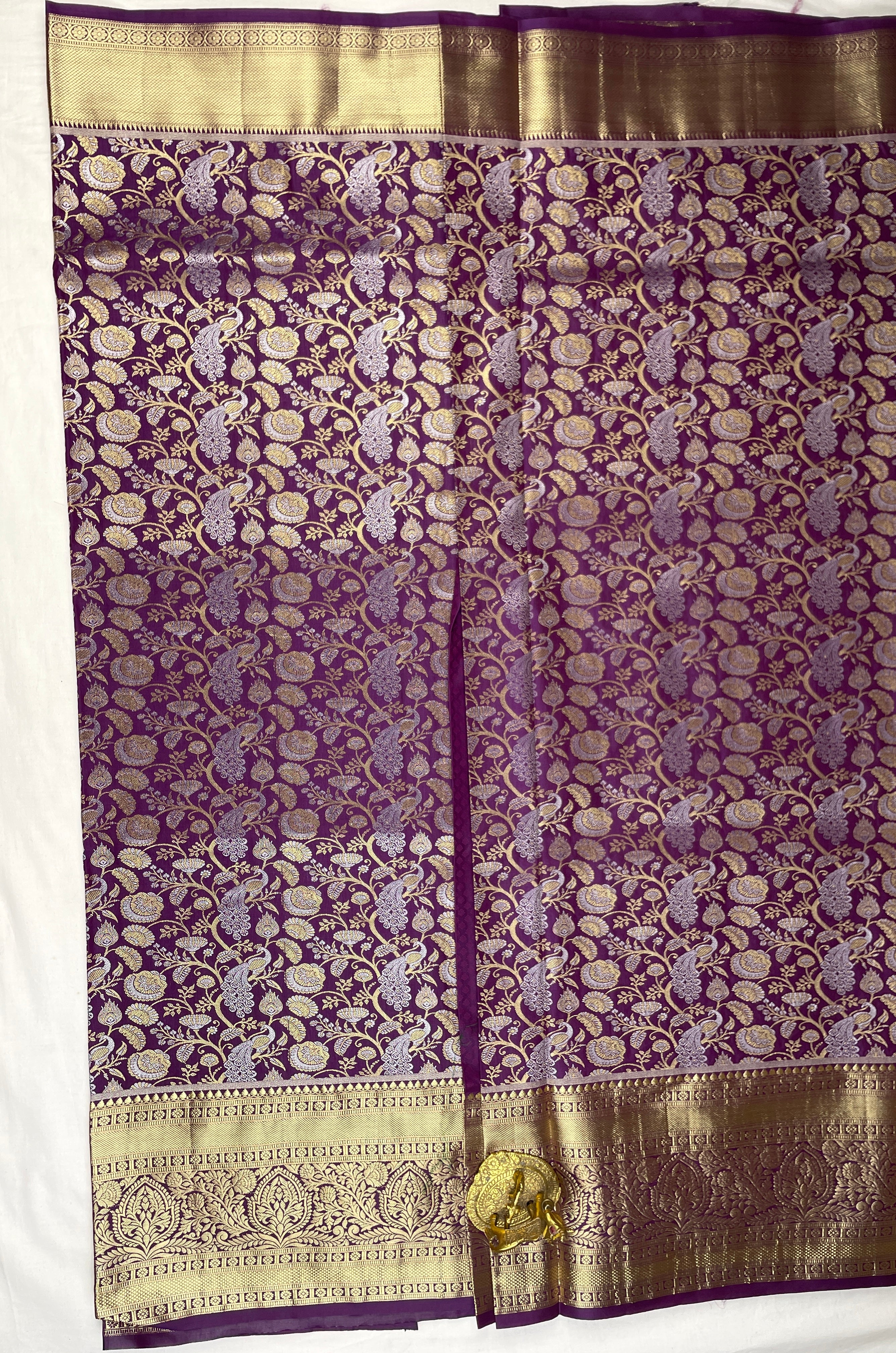 Kanchipattu Meenakari Sarees