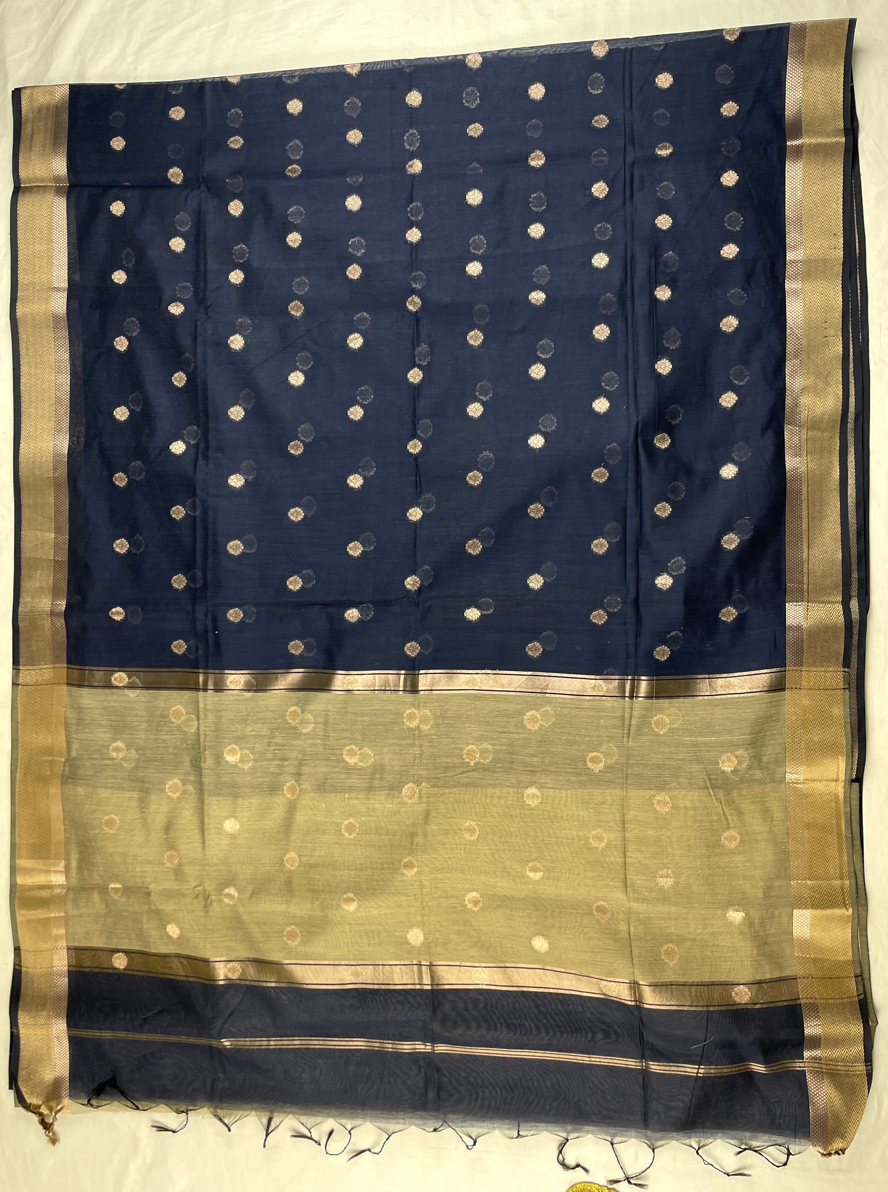 Mangalagiri Silk fancy Saree motif Design