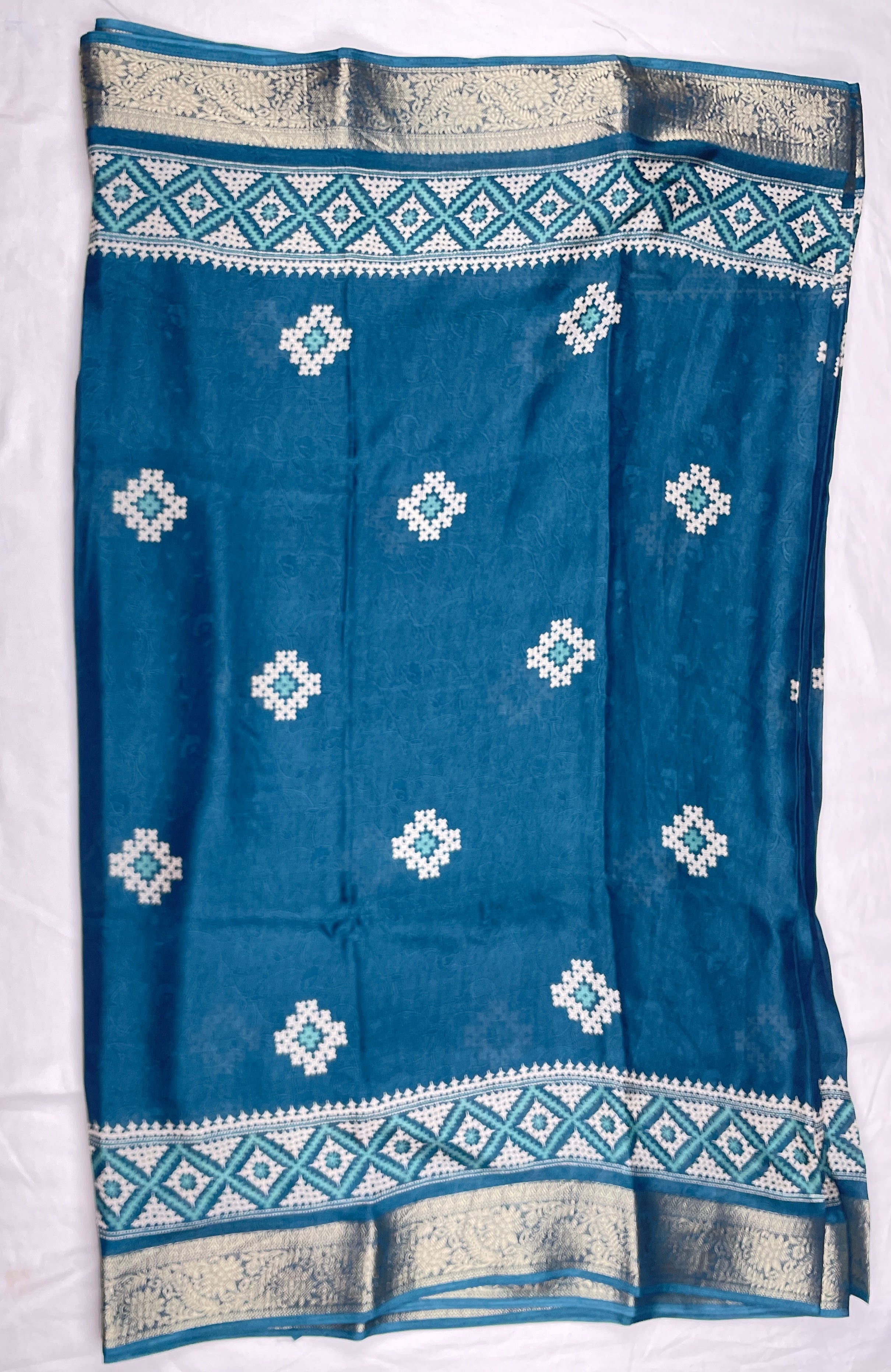 Kashmiri Crape fancy Saree