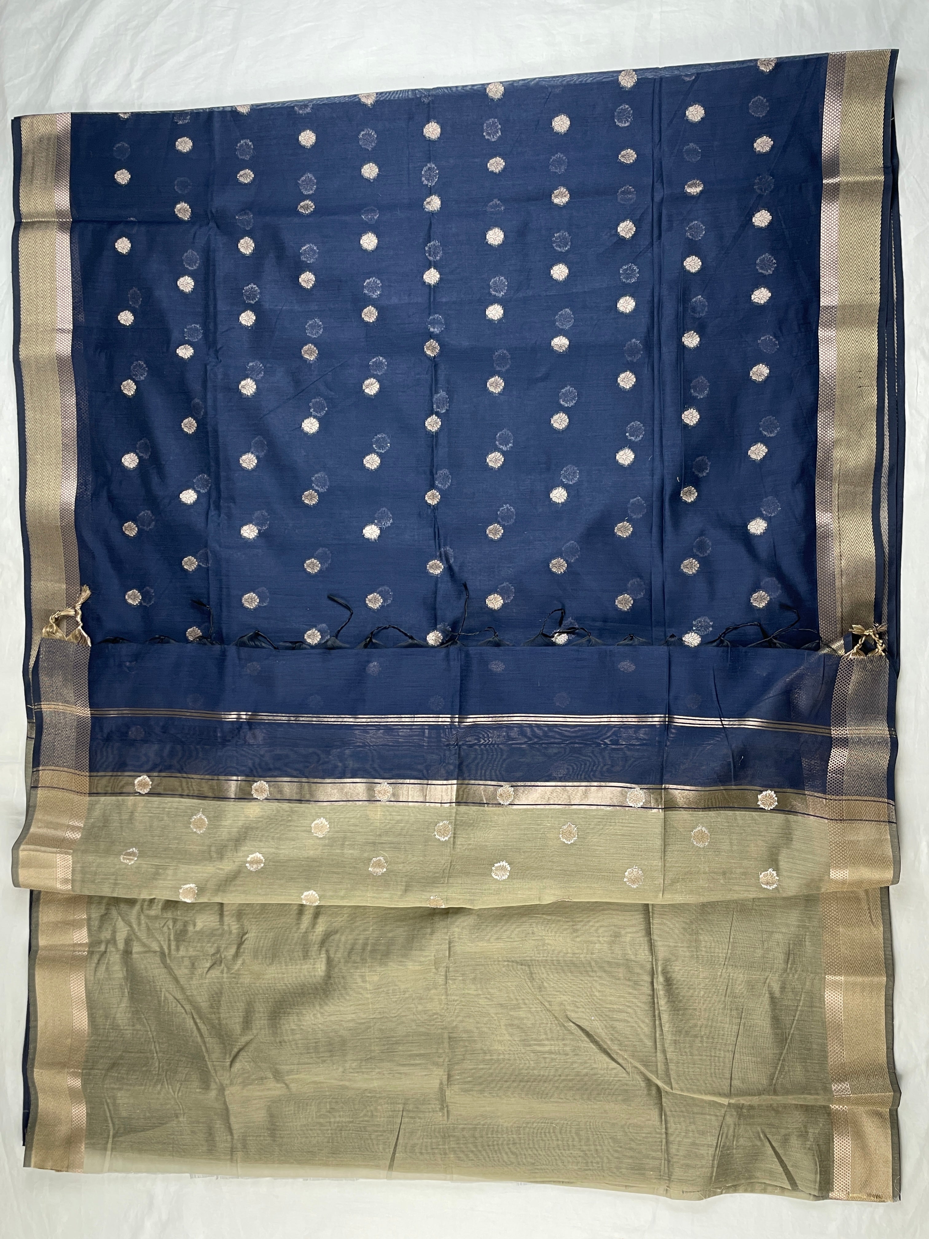 Mangalagiri Silk fancy Saree motif Design