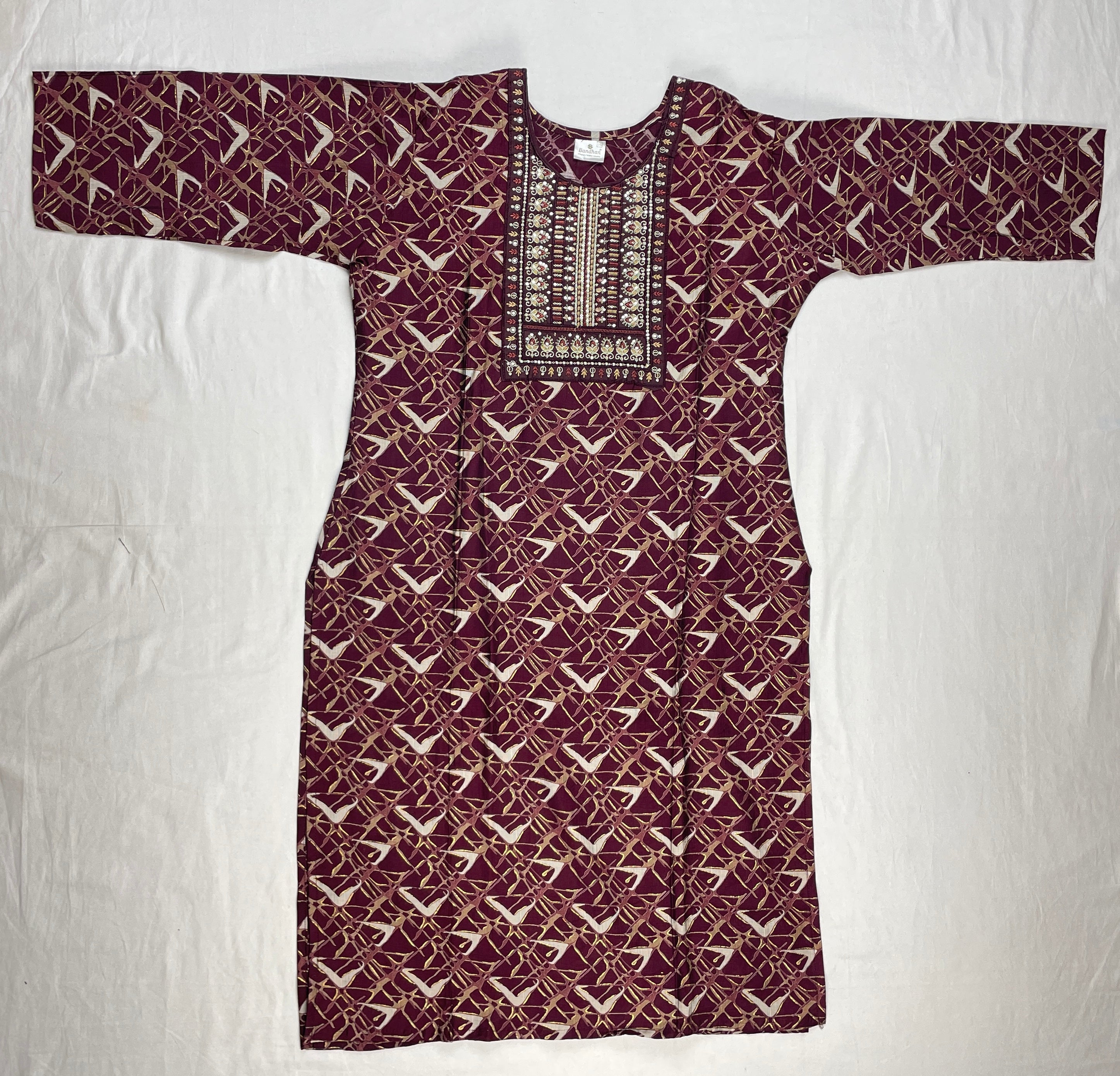Pure Cotton 3 piece kurthi set