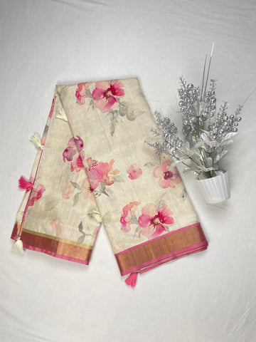 Viscos Tussar Saree