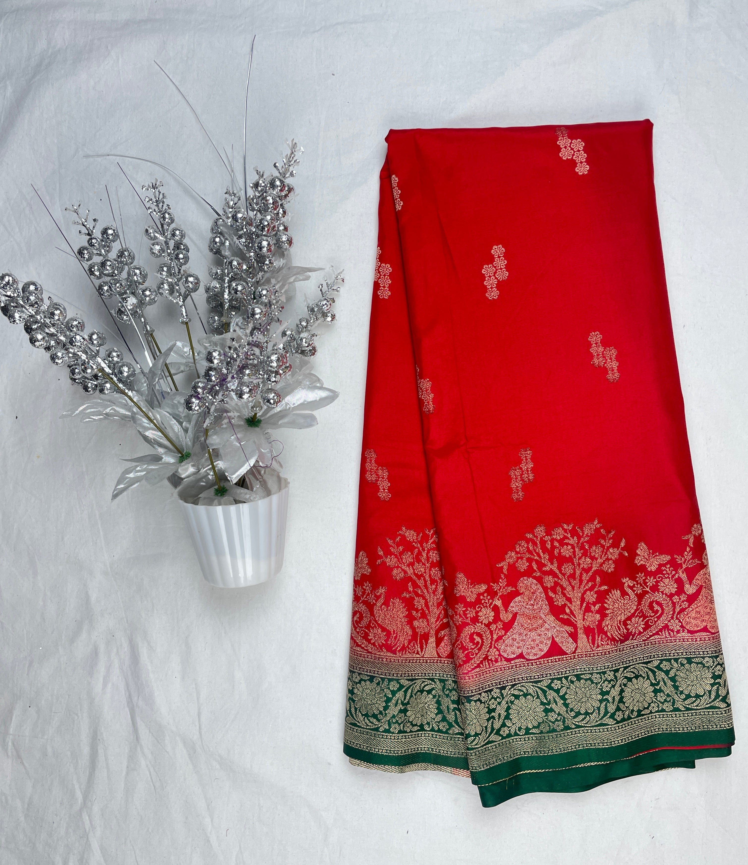 Malai Silk Saree Party wear