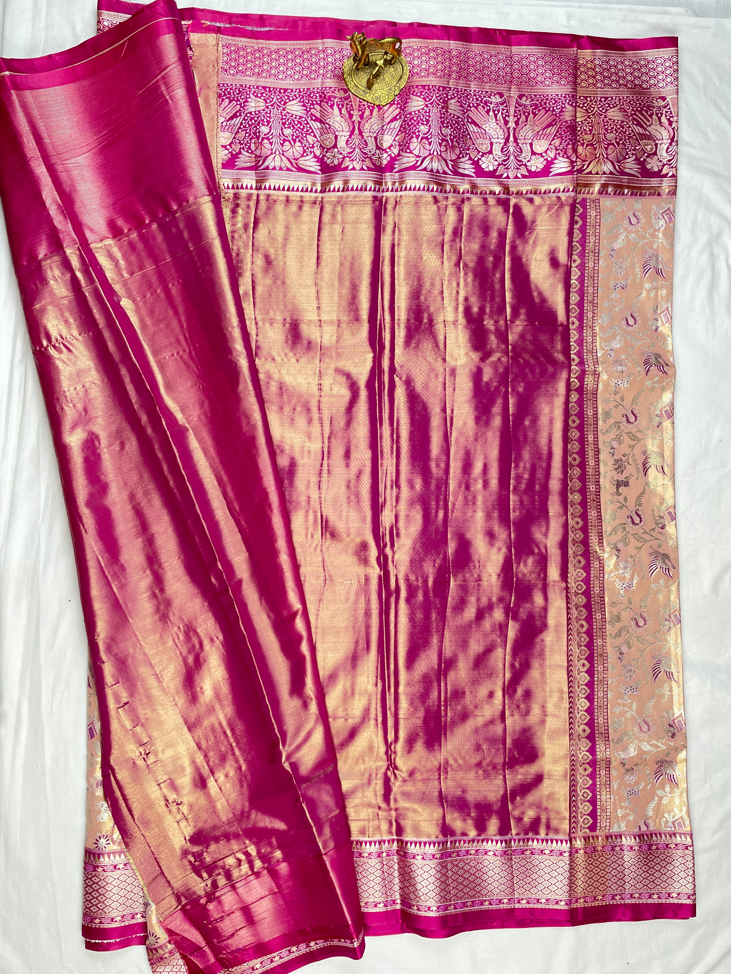Kanchipattu Meenakari Sarees
