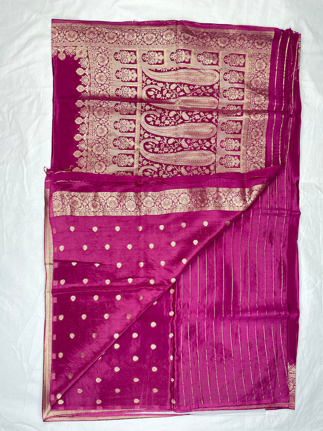 Russian silk Party ware saree.