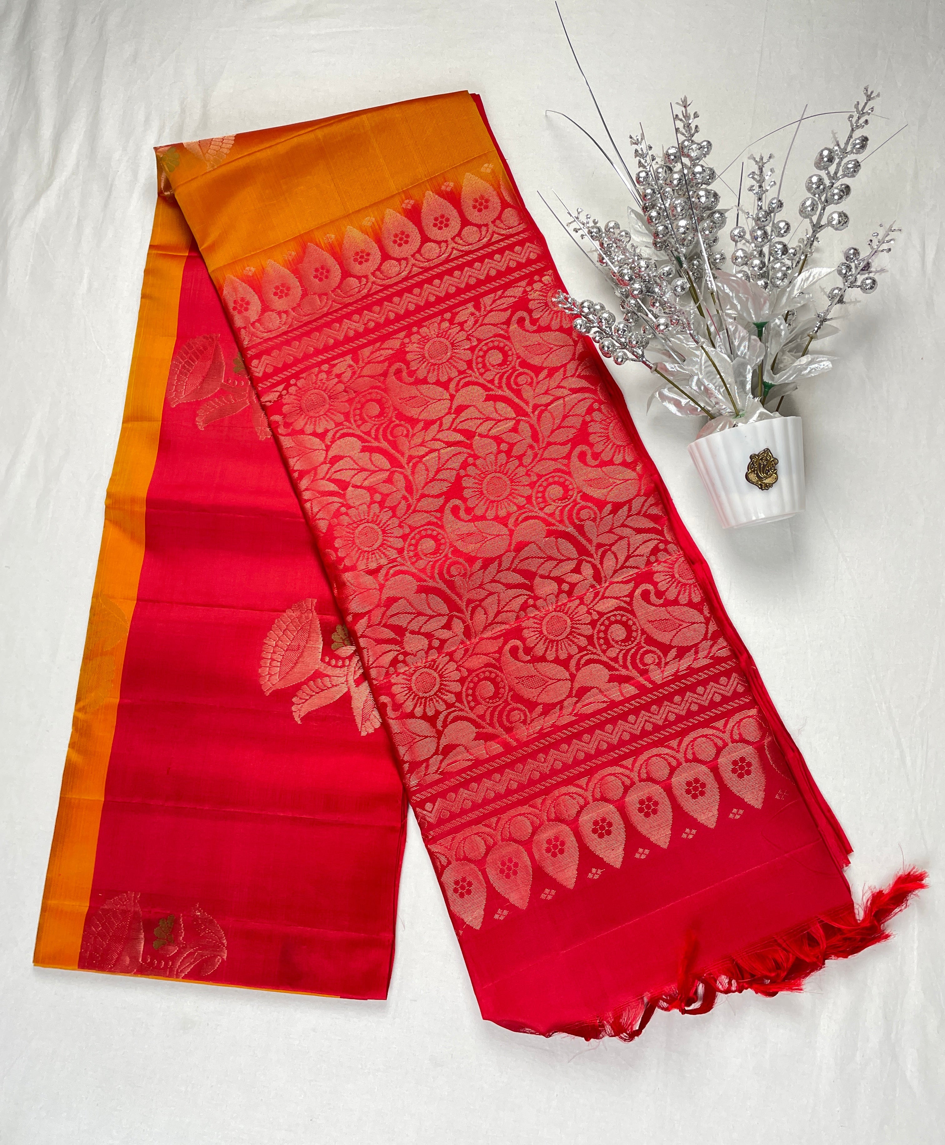 Pure Handloom Uppada pattu Saree