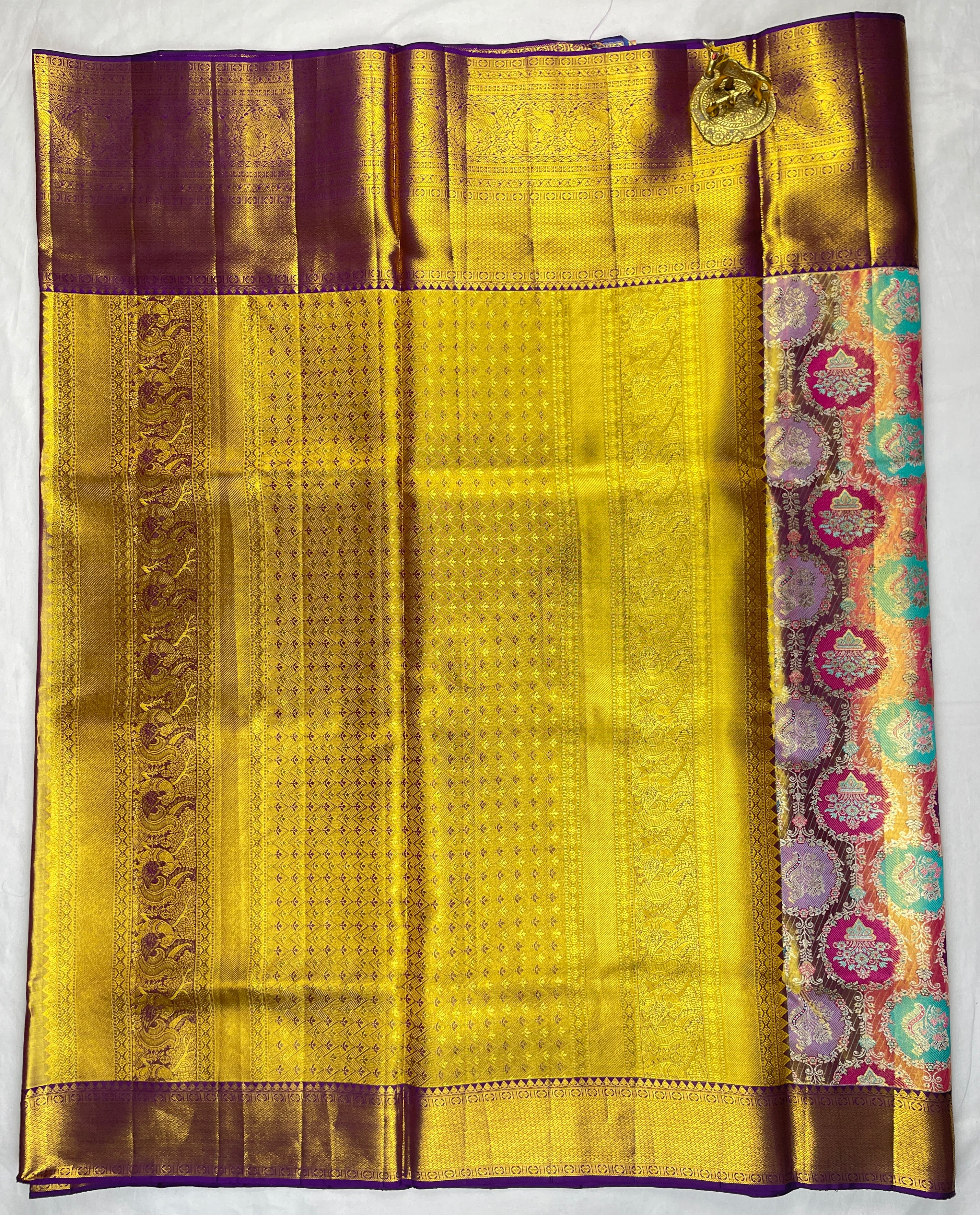 Kanchipattu Bridal sarees Pure handloom 4k weaving with Silk mark certified