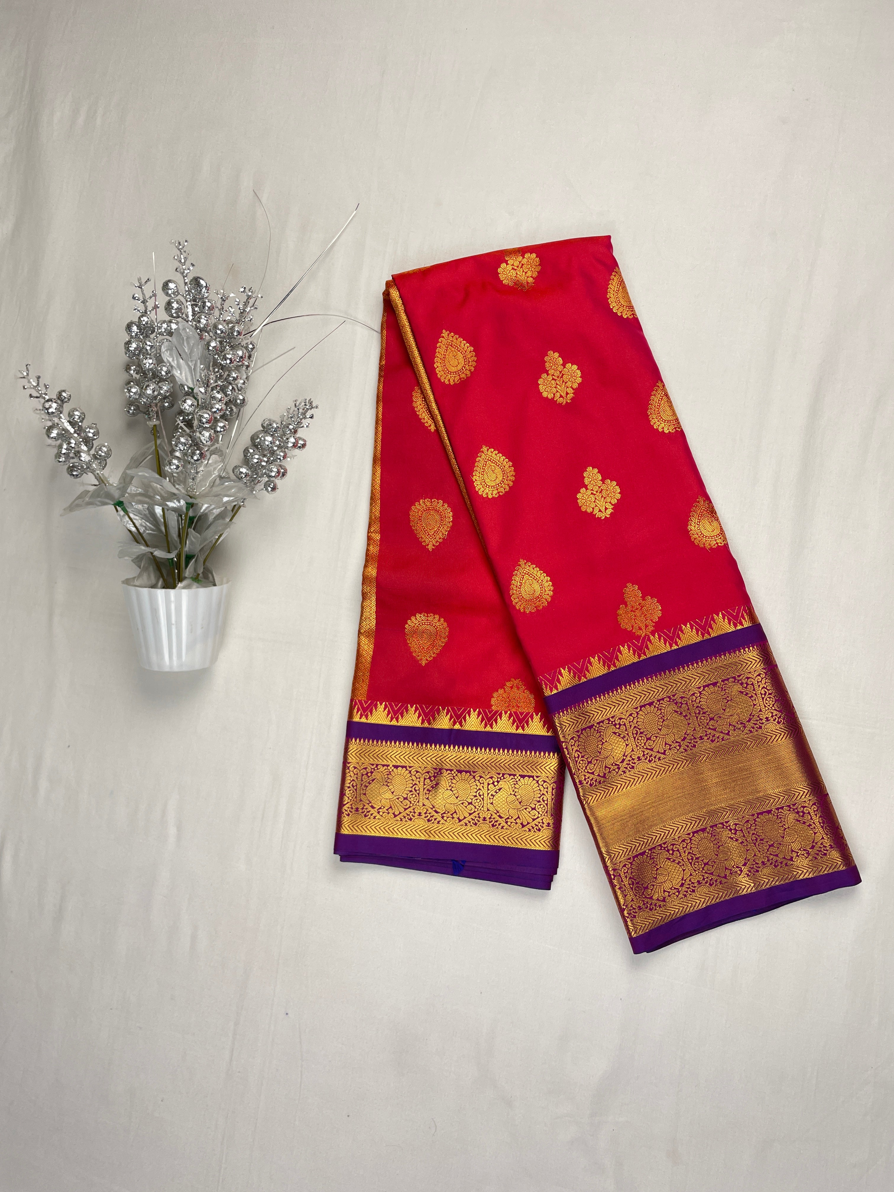 Semi Kanchipattu Saree