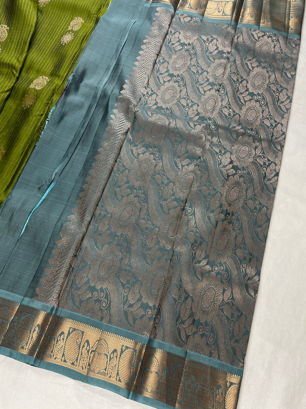 Kanchi vintage checks saree