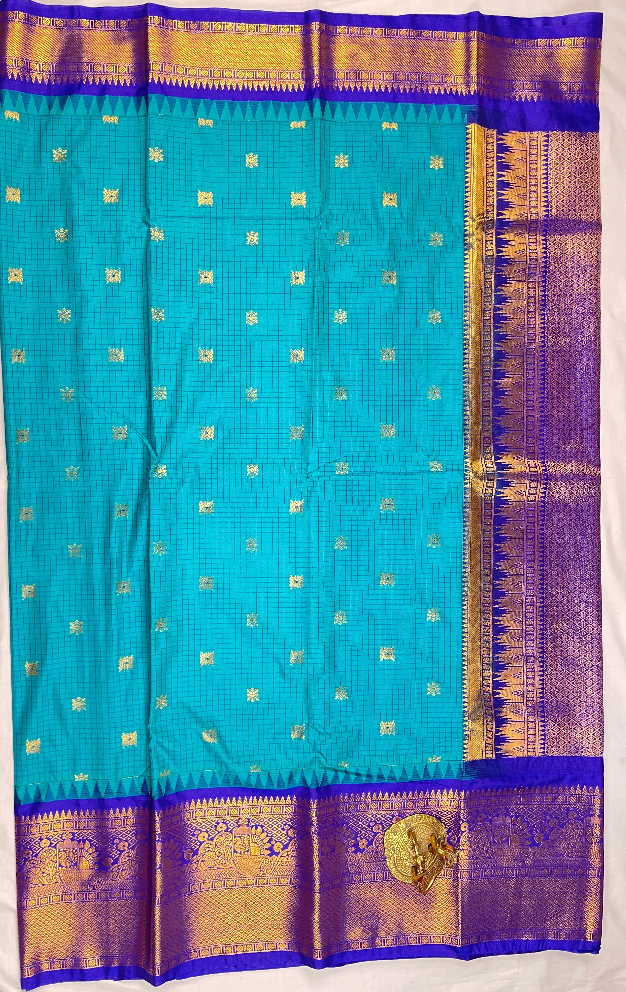 Semi Gadwal vintage Sarees