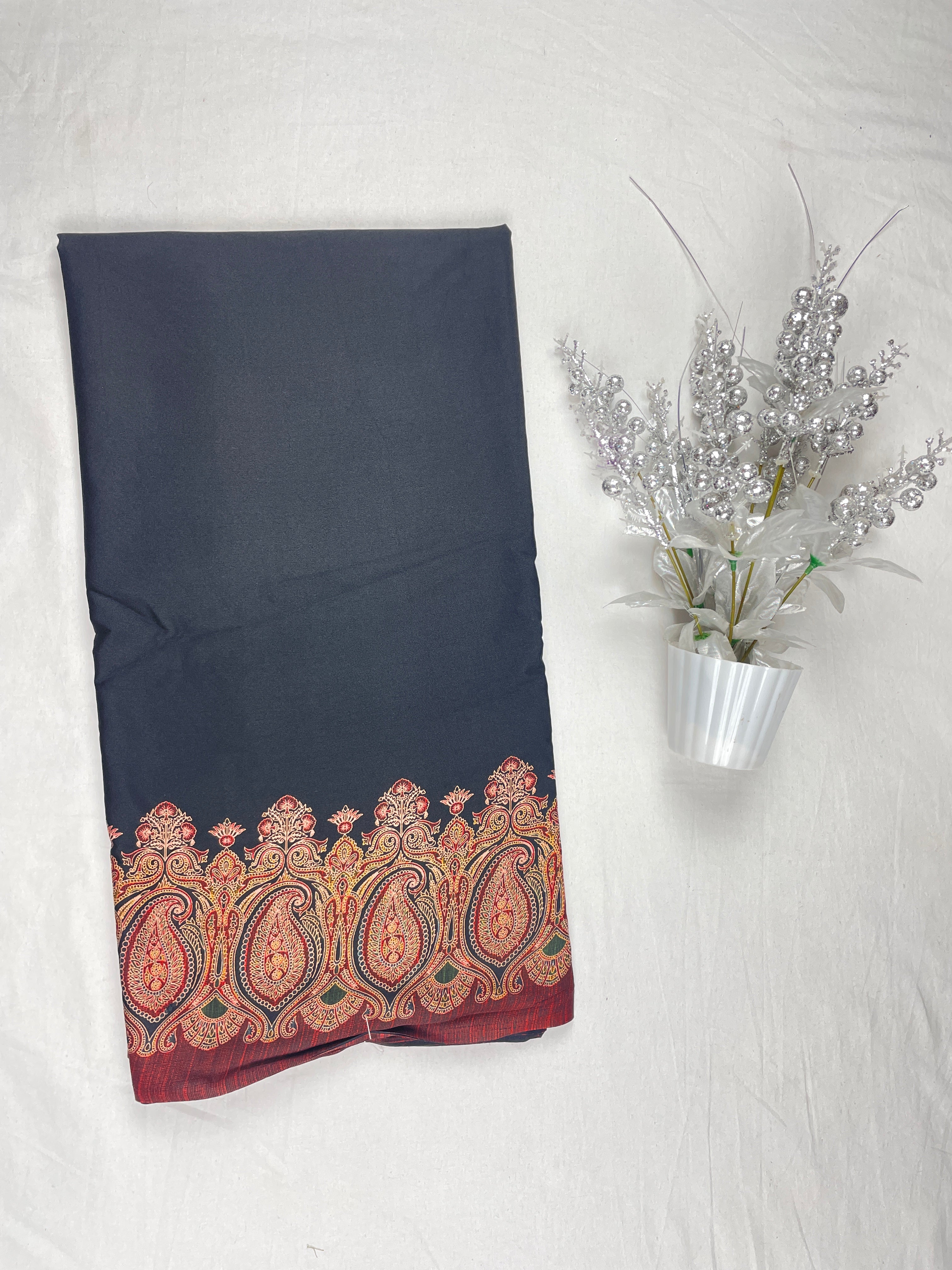 Kashmiri Crape fancy Saree