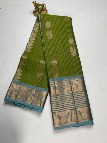 Kanchi vintage checks saree