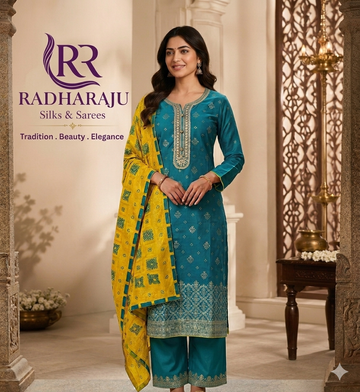 Bandini party wear 3 piece kurti set