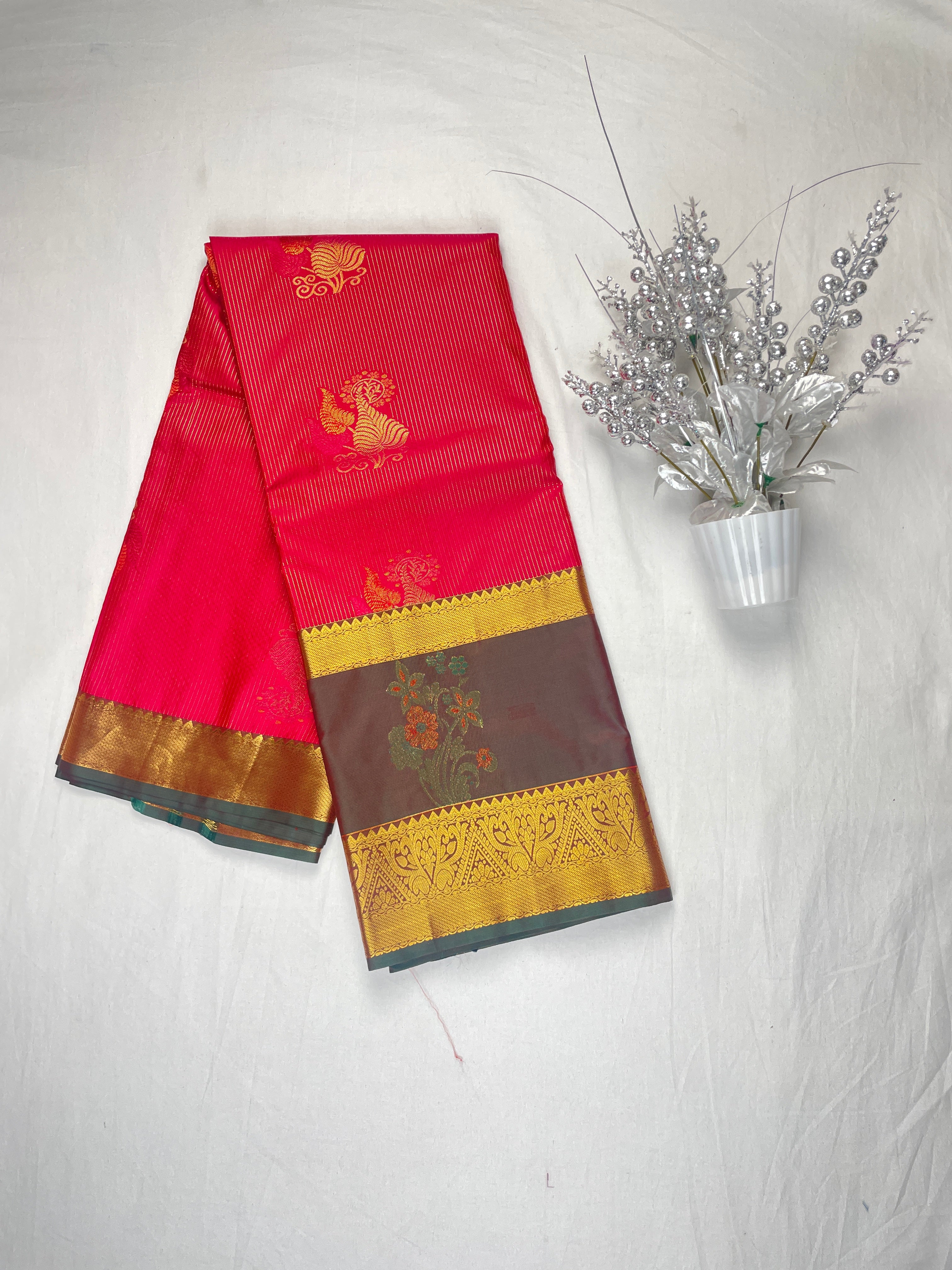 Semi Tissue Pattu Bridal Saree