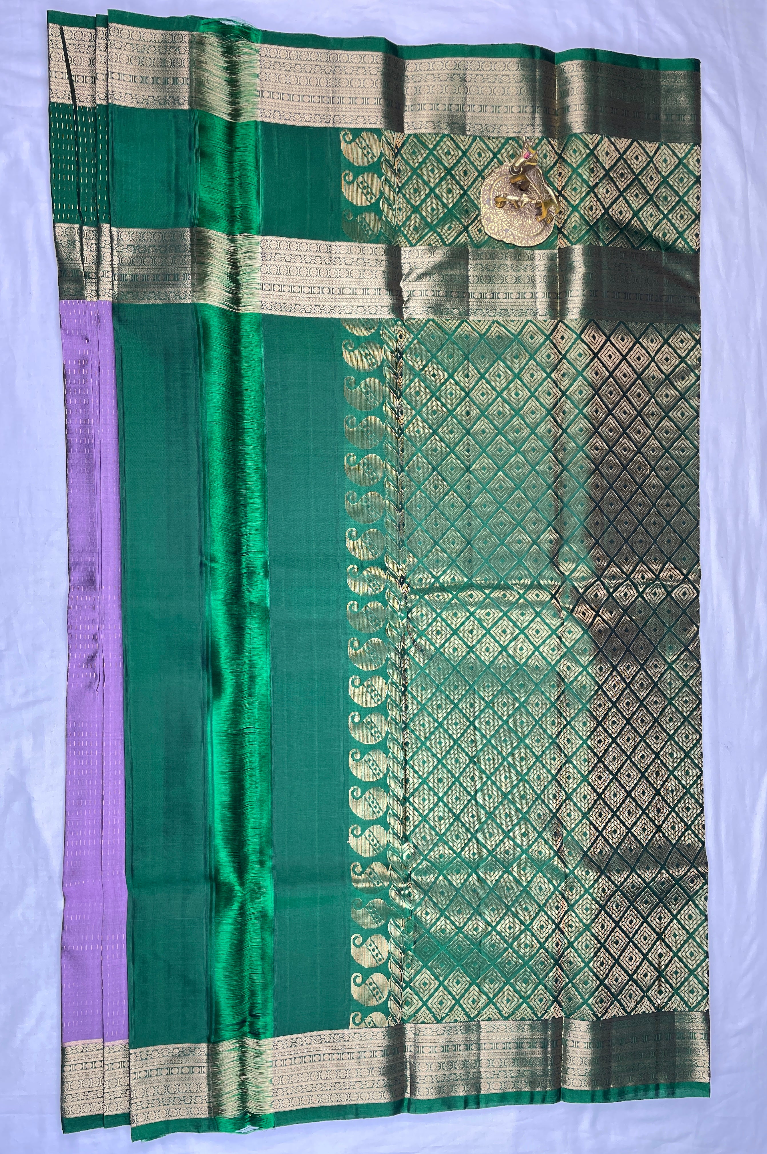 Pure Kanchipattu Handloom Bridal Saree