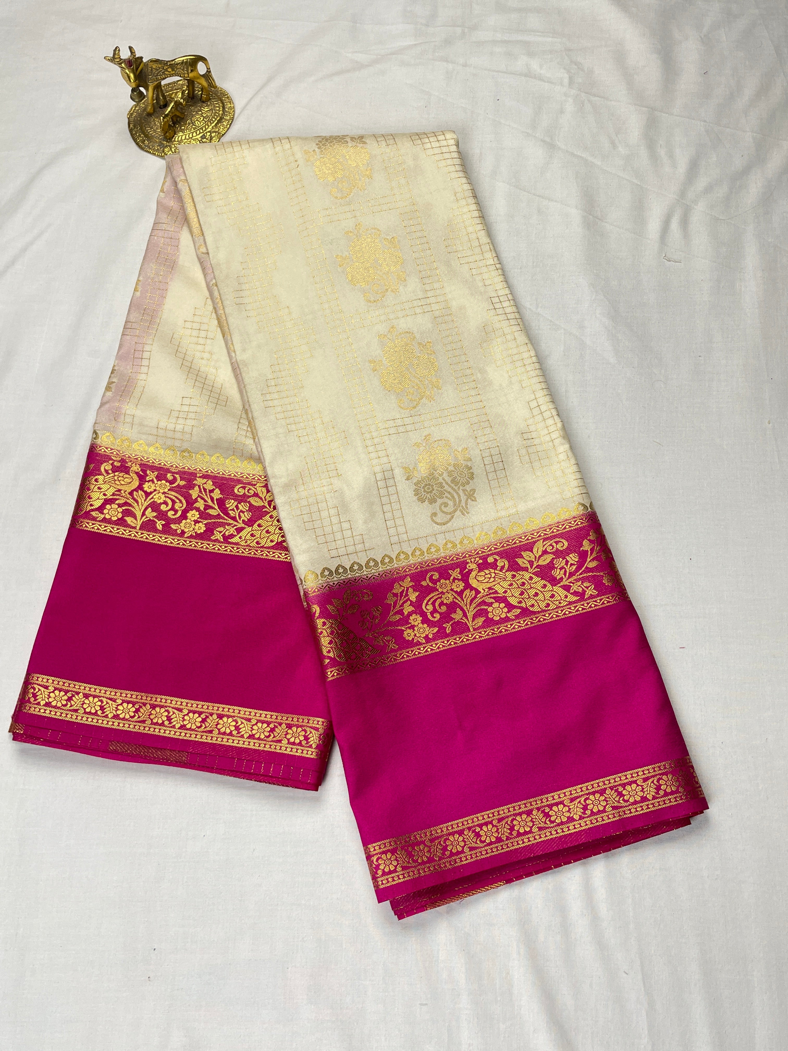 Mysore crape Sarees