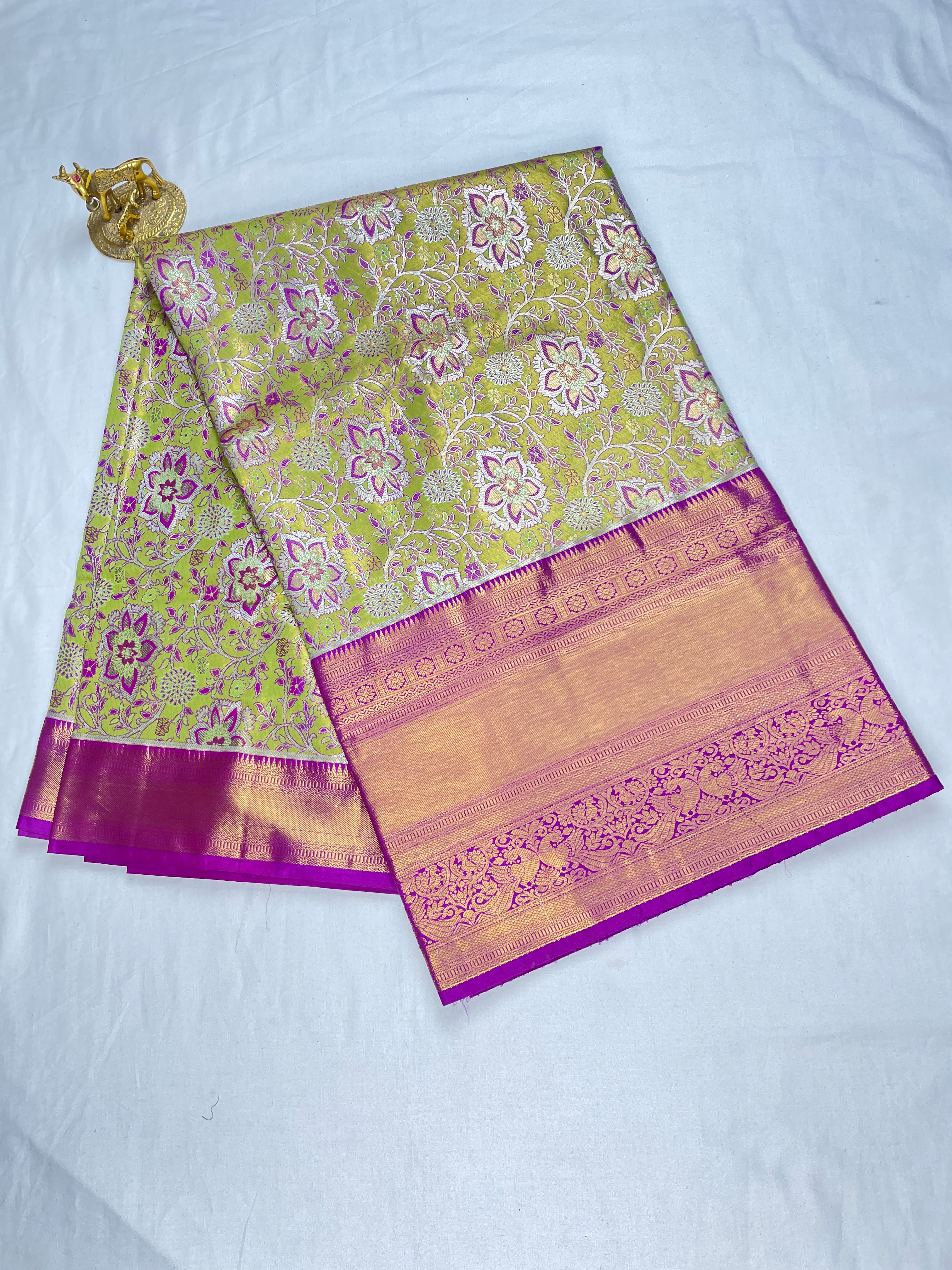 Kanchipattu Meenakari Sarees