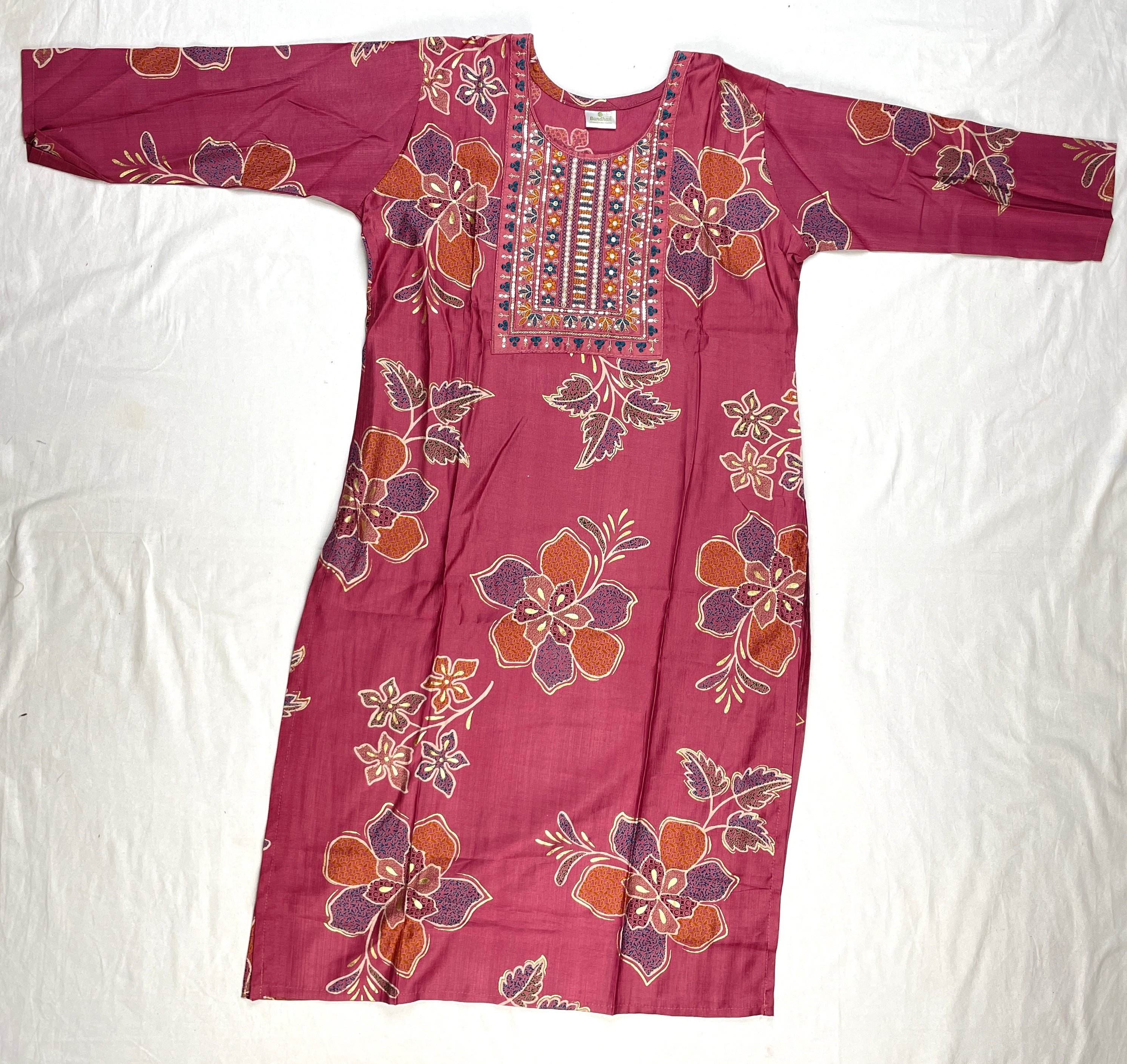 Cotton 3 piece Kurti set