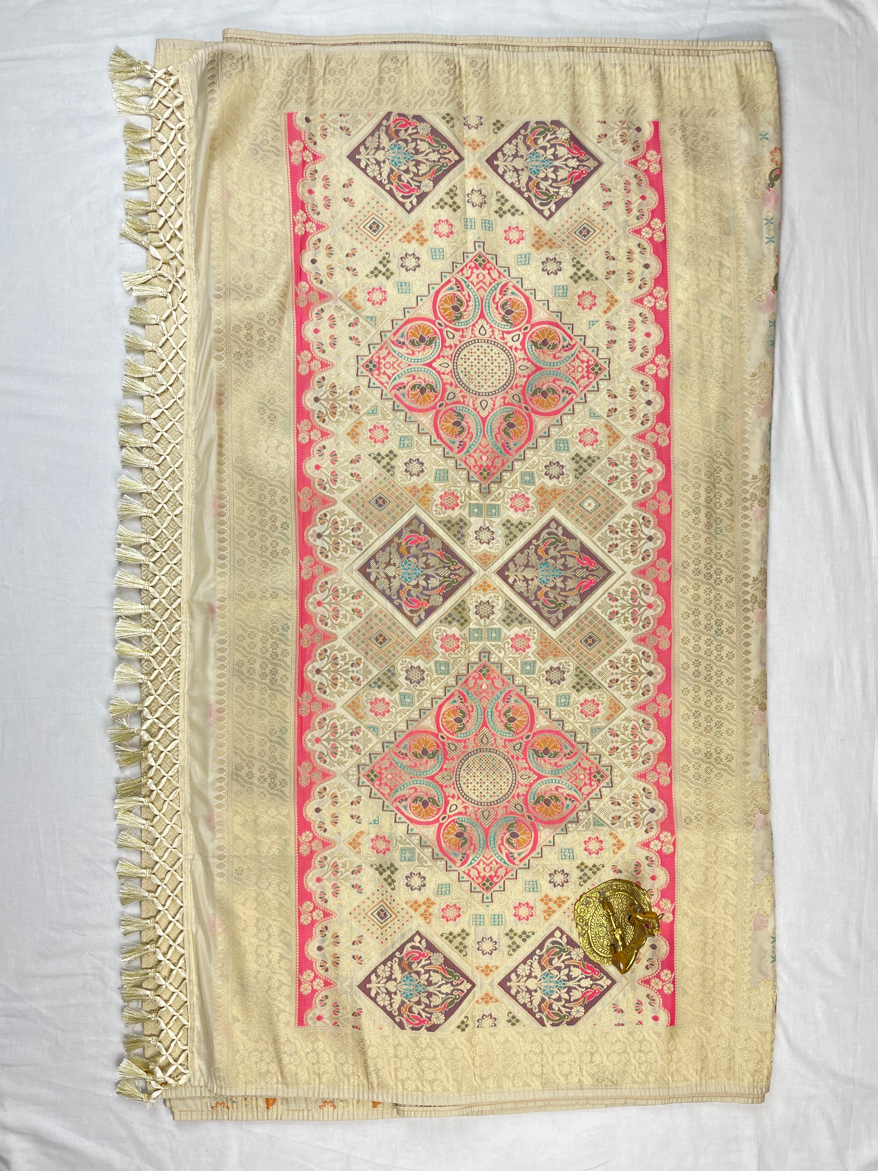 Party Wear Saree Russian Silk