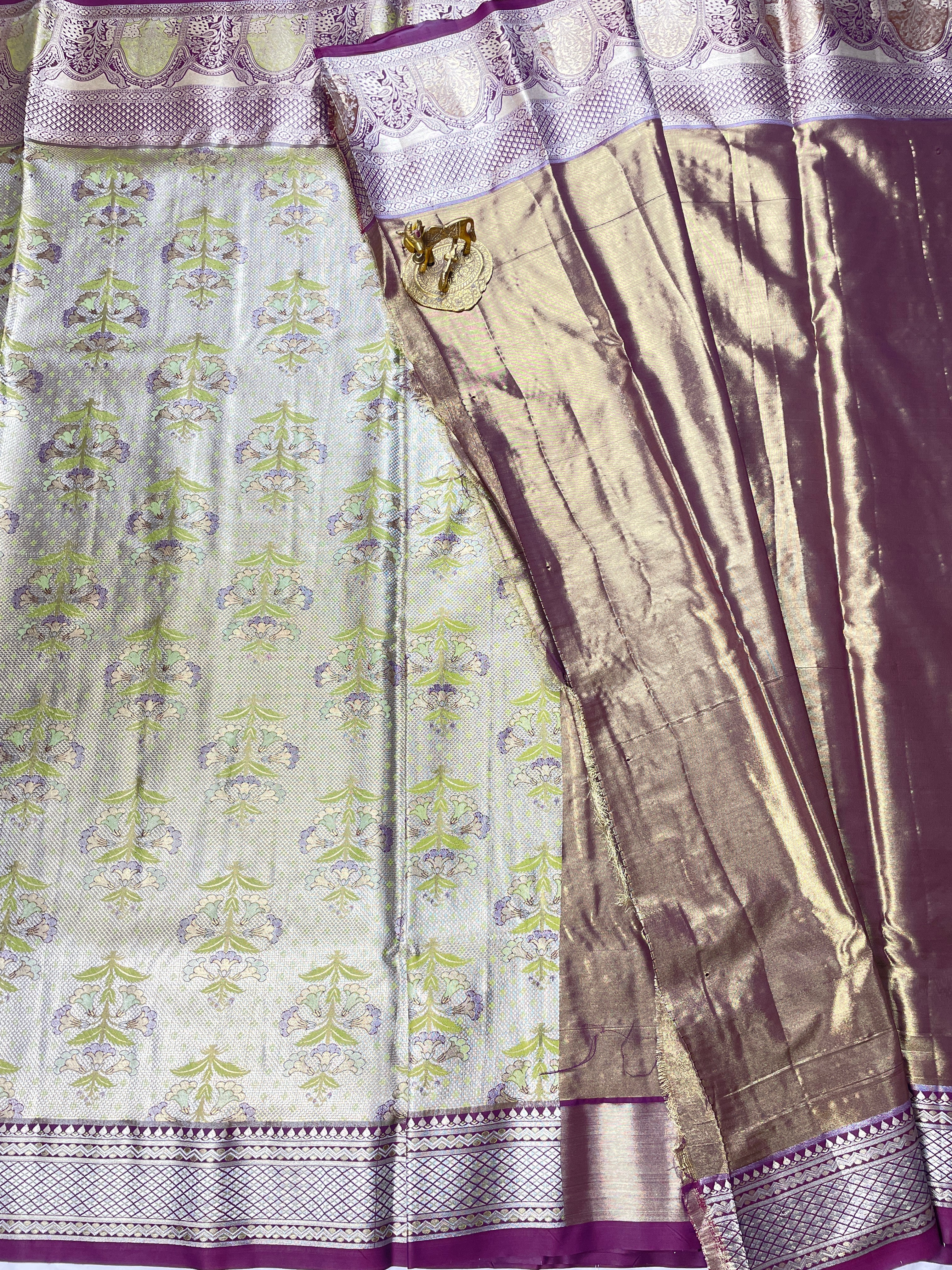 kanchipattu Meenakari Sarees