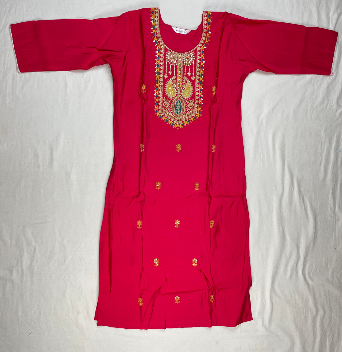 Cotton 3 piece kurti set