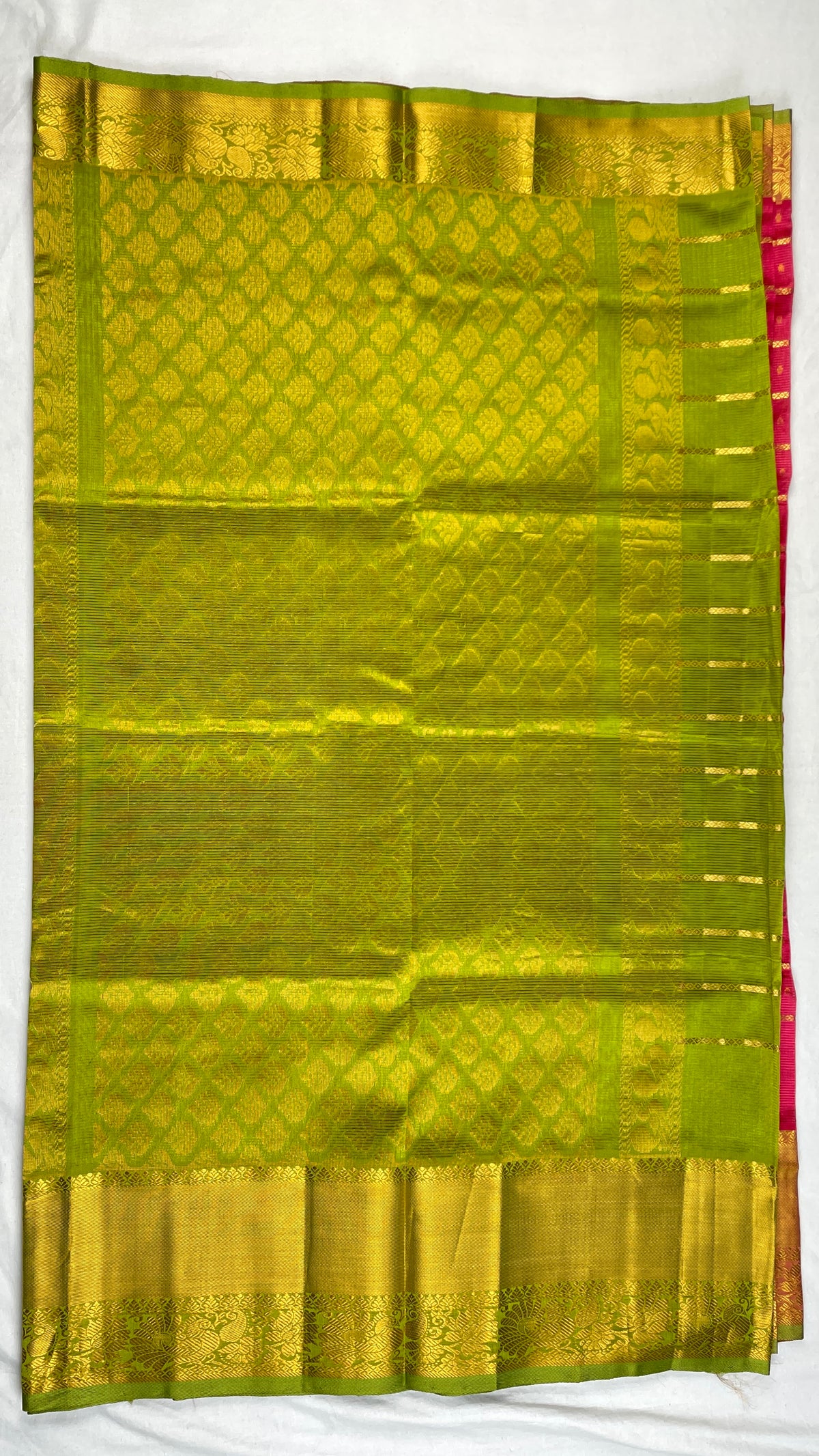 Mangalagiri Pattu Saree Pure Handloom