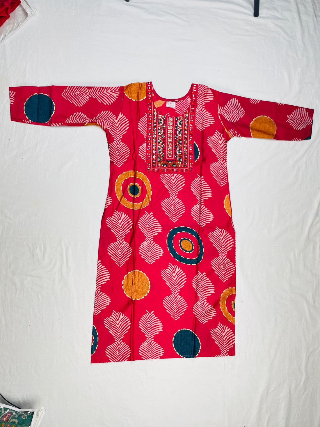 Cotton 3 piece kurti set