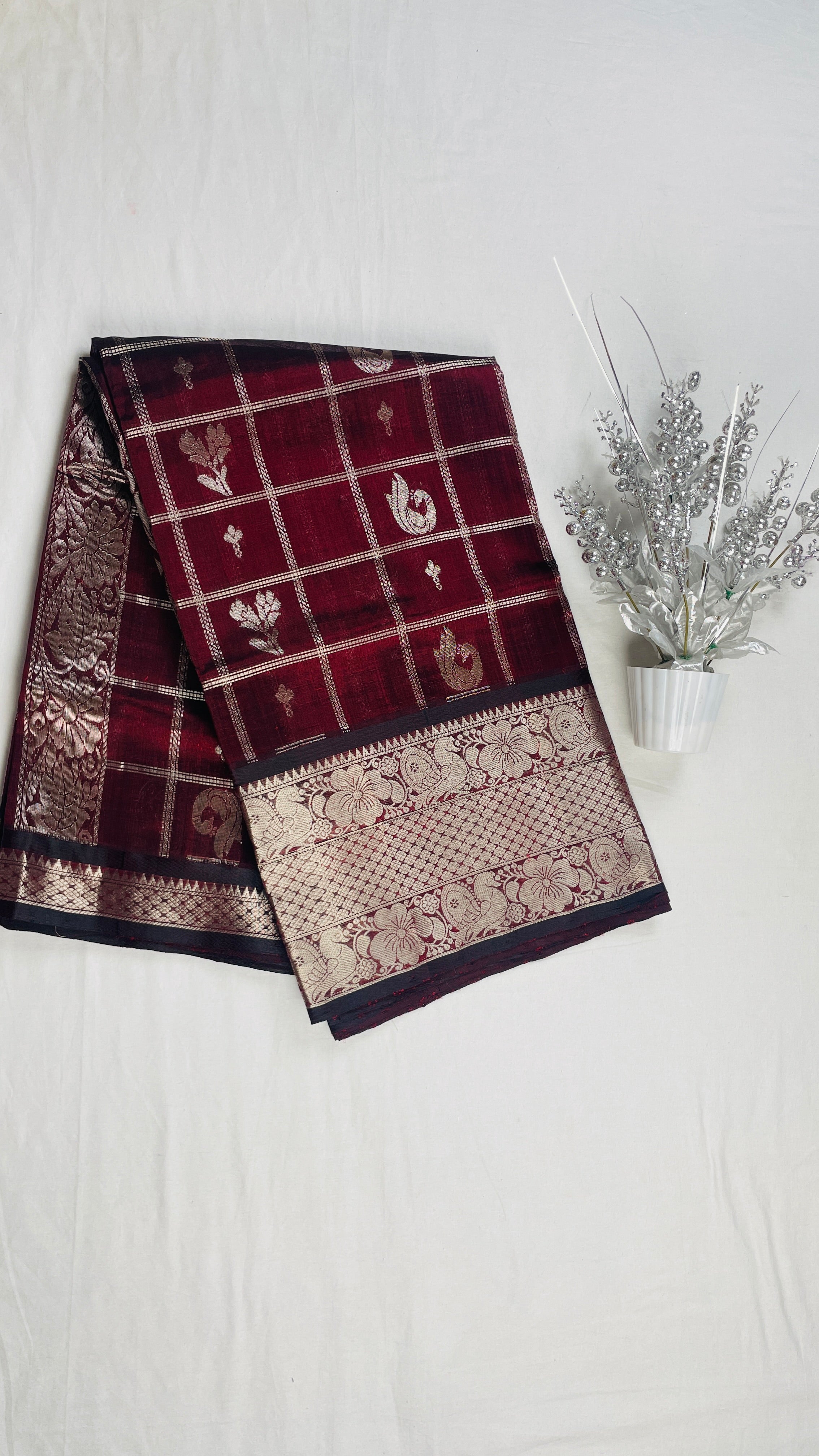 Premium Mangalagiri pattu Saree Handloom