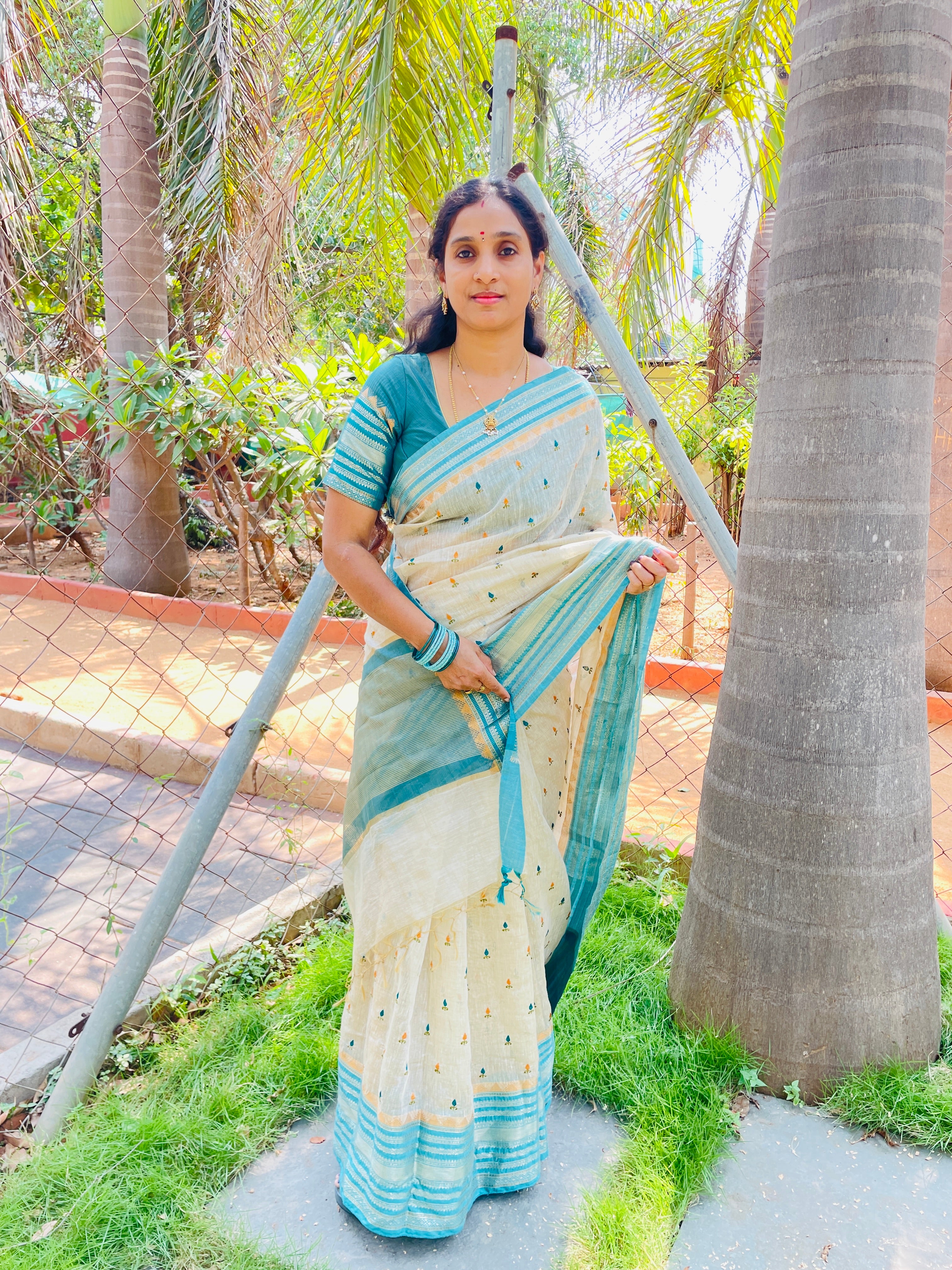 Khadi fancy Saree