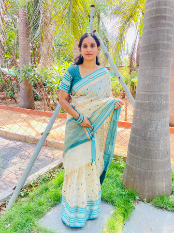 Khadi fancy Saree