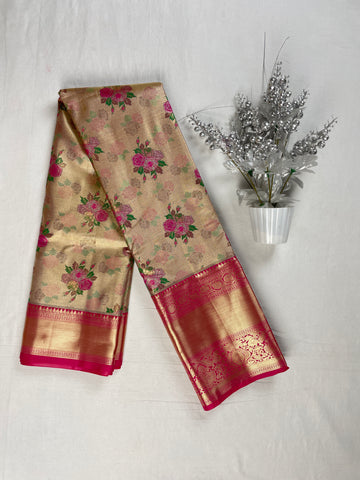 Semi Tissue Bridal Sarees