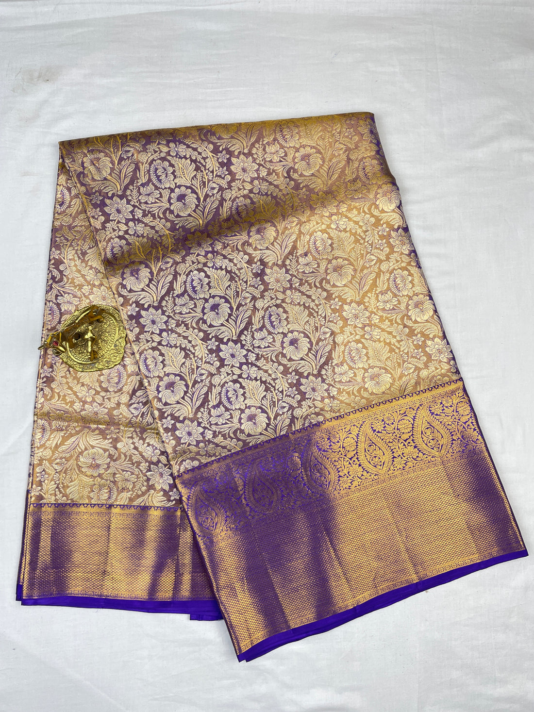 Kanchipattu pure Handloom silk mark certified  Bridal Saree