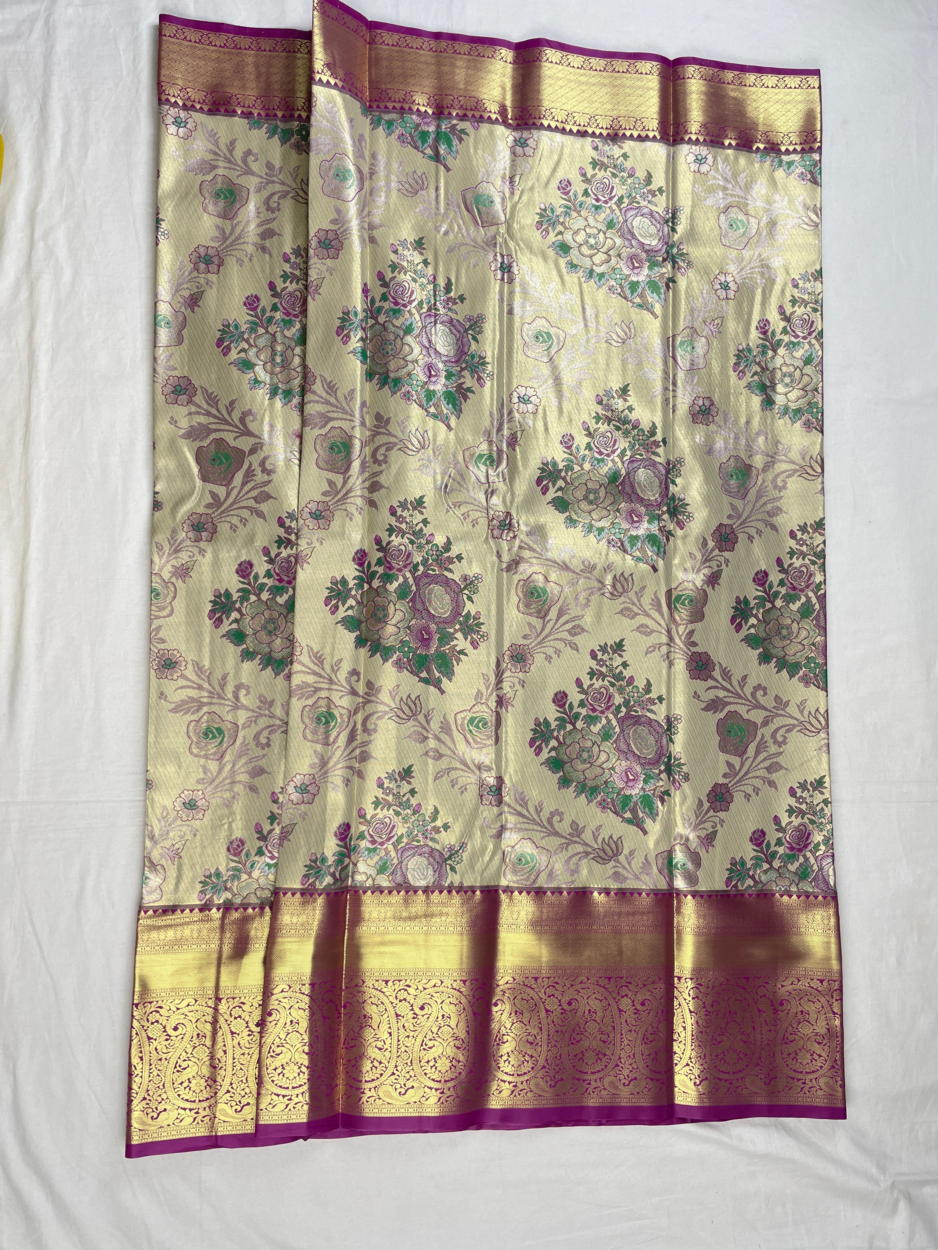 Semi Tissue Bridal Sarees