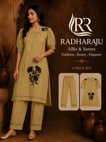 Pure Cotton 2 piece kurti set