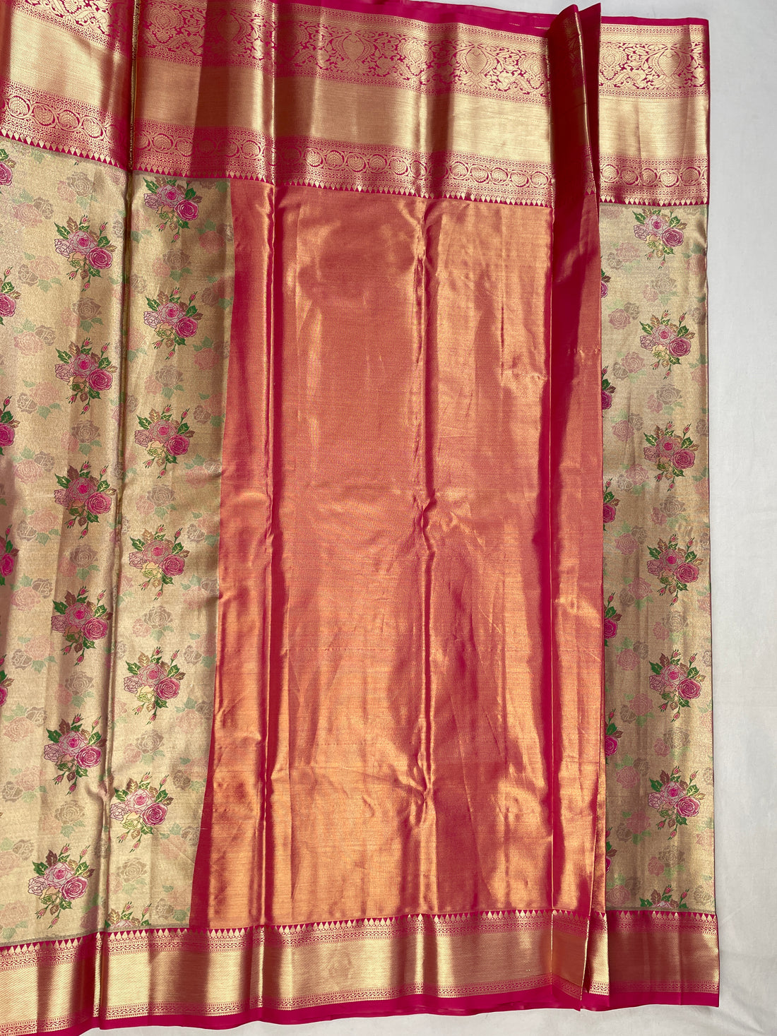 Semi Tissue Bridal Sarees