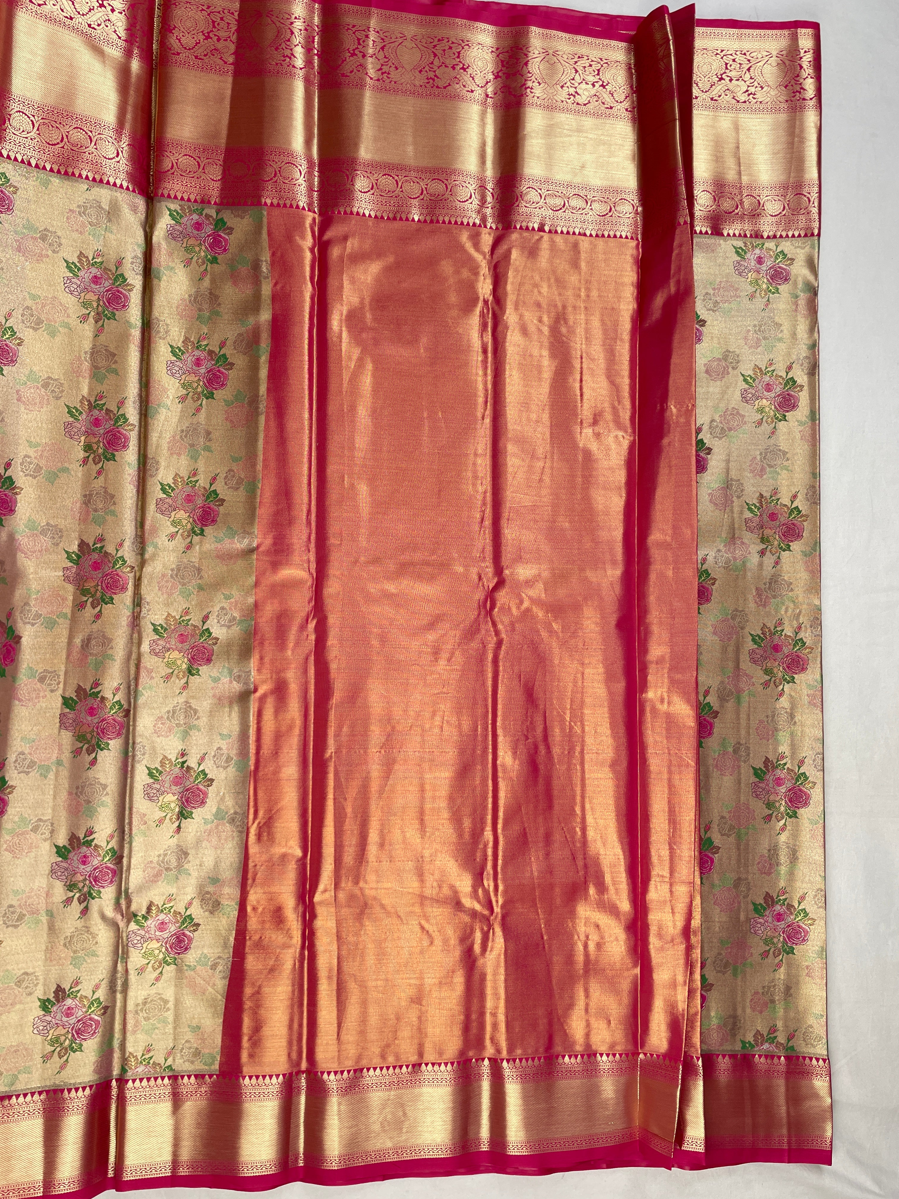 Semi Tissue Bridal Sarees