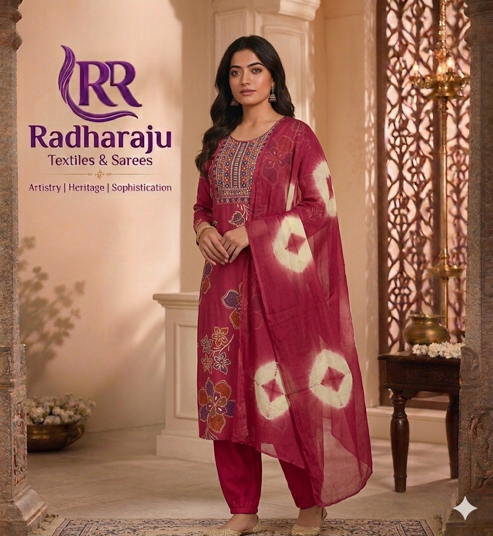Cotton 3 piece Kurti set