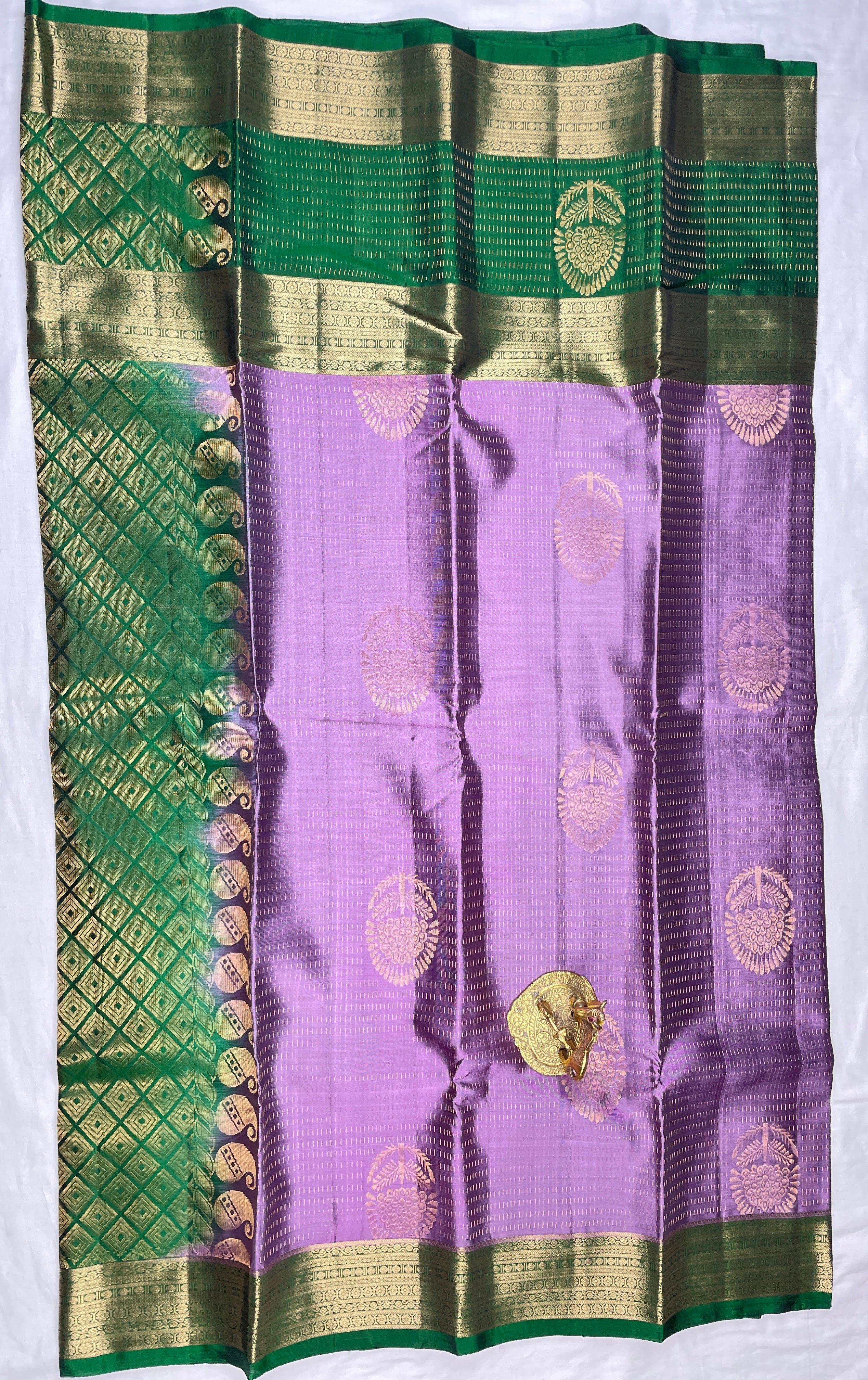 Pure Kanchipattu Handloom Bridal Saree