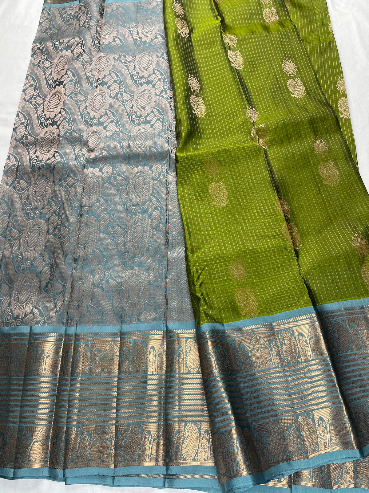 Kanchi vintage checks saree
