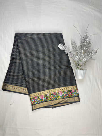 Black Berry Fancy Wear saree