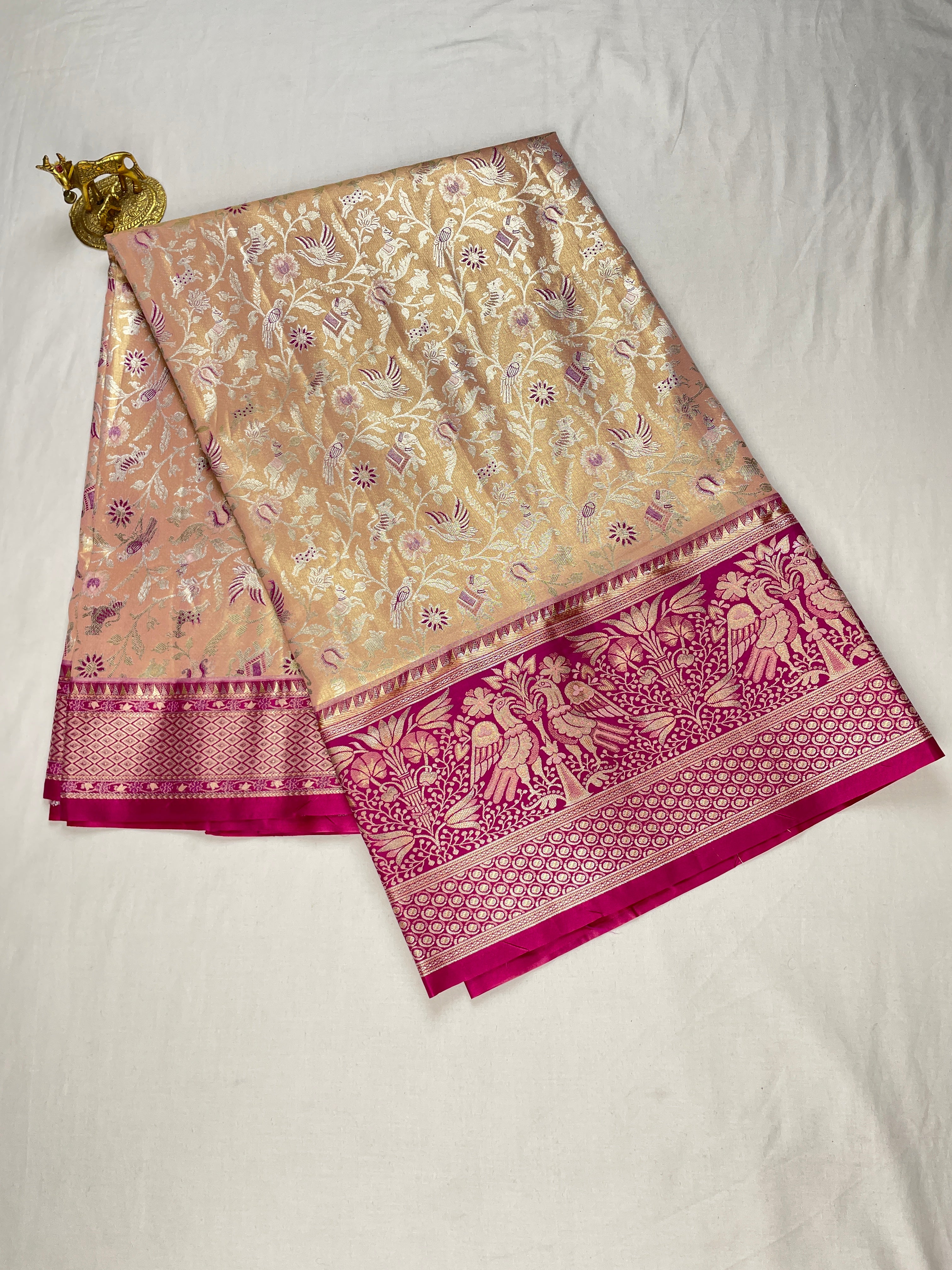 Kanchipattu Meenakari Sarees
