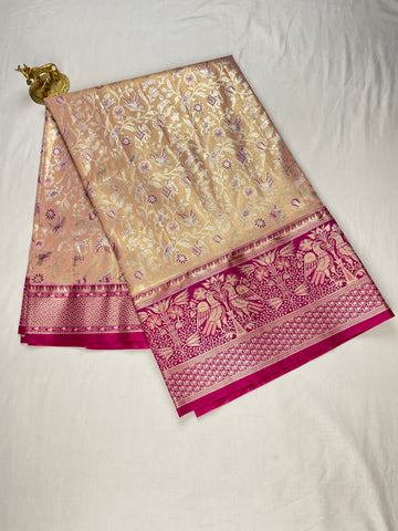Kanchipattu Meenakari Sarees