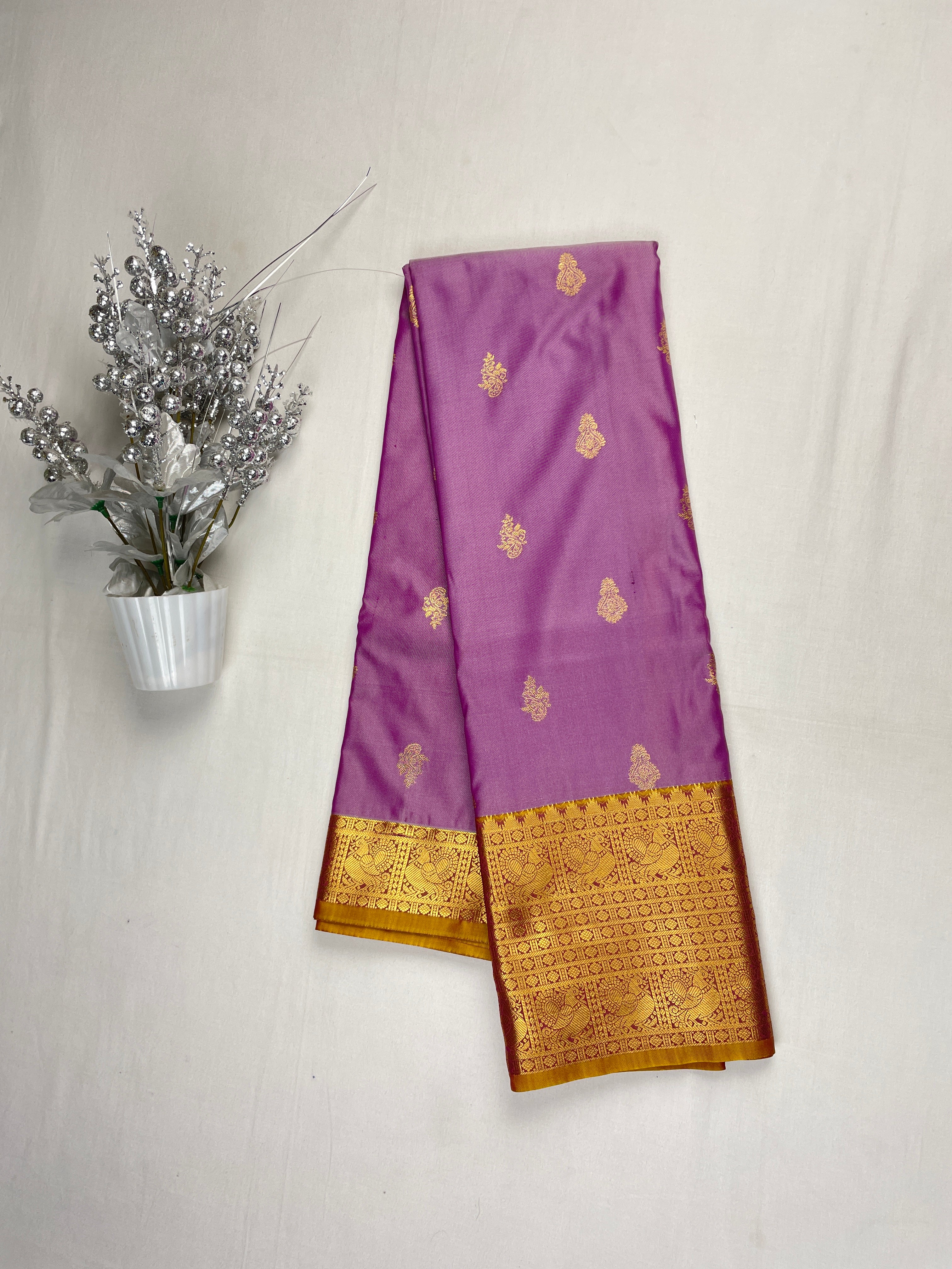 Semi Kanchipattu Saree