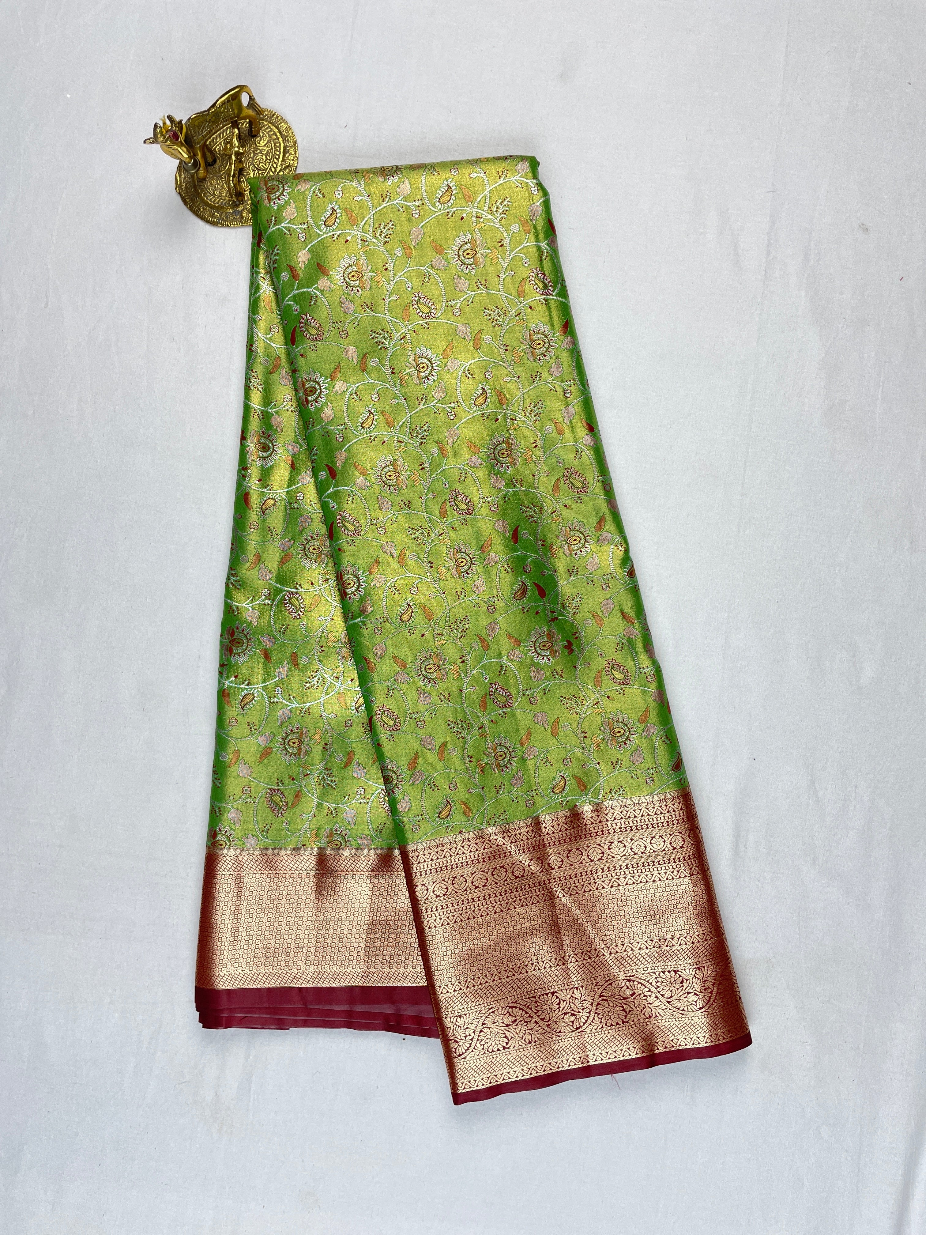 Kanchipattu Tissue Saree