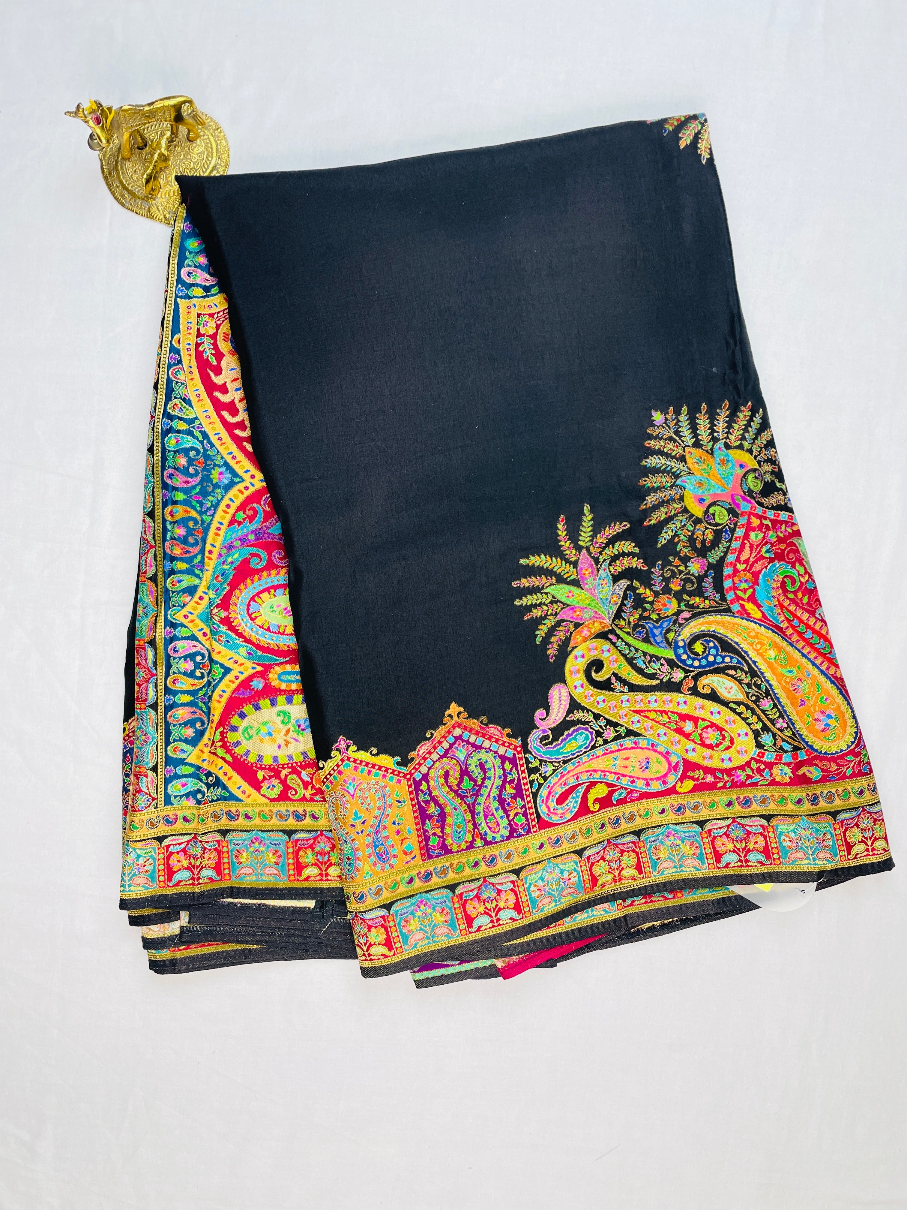 Party wear saree Kashmiri Silk