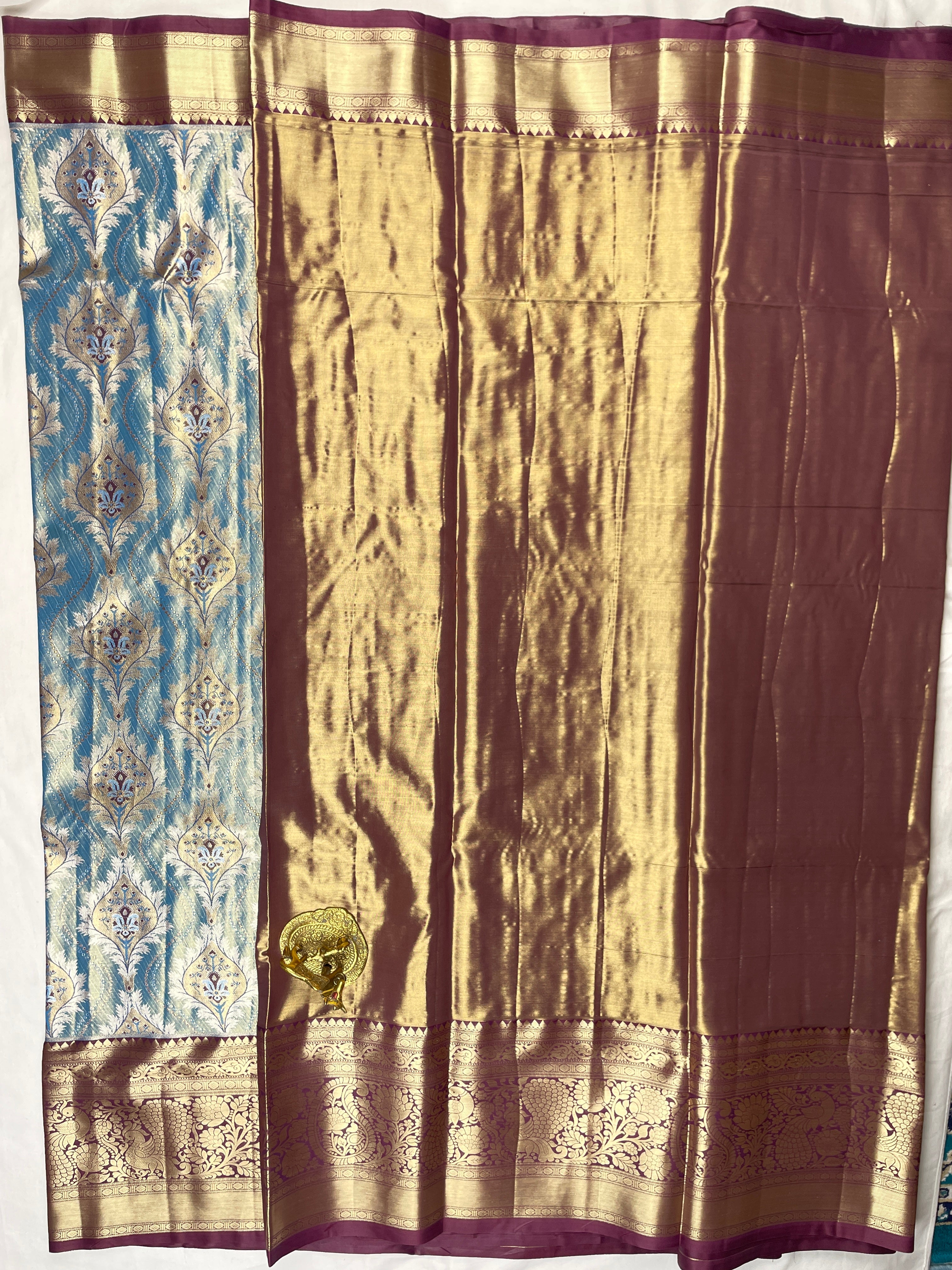 Kanchipattu Meenakari sarees