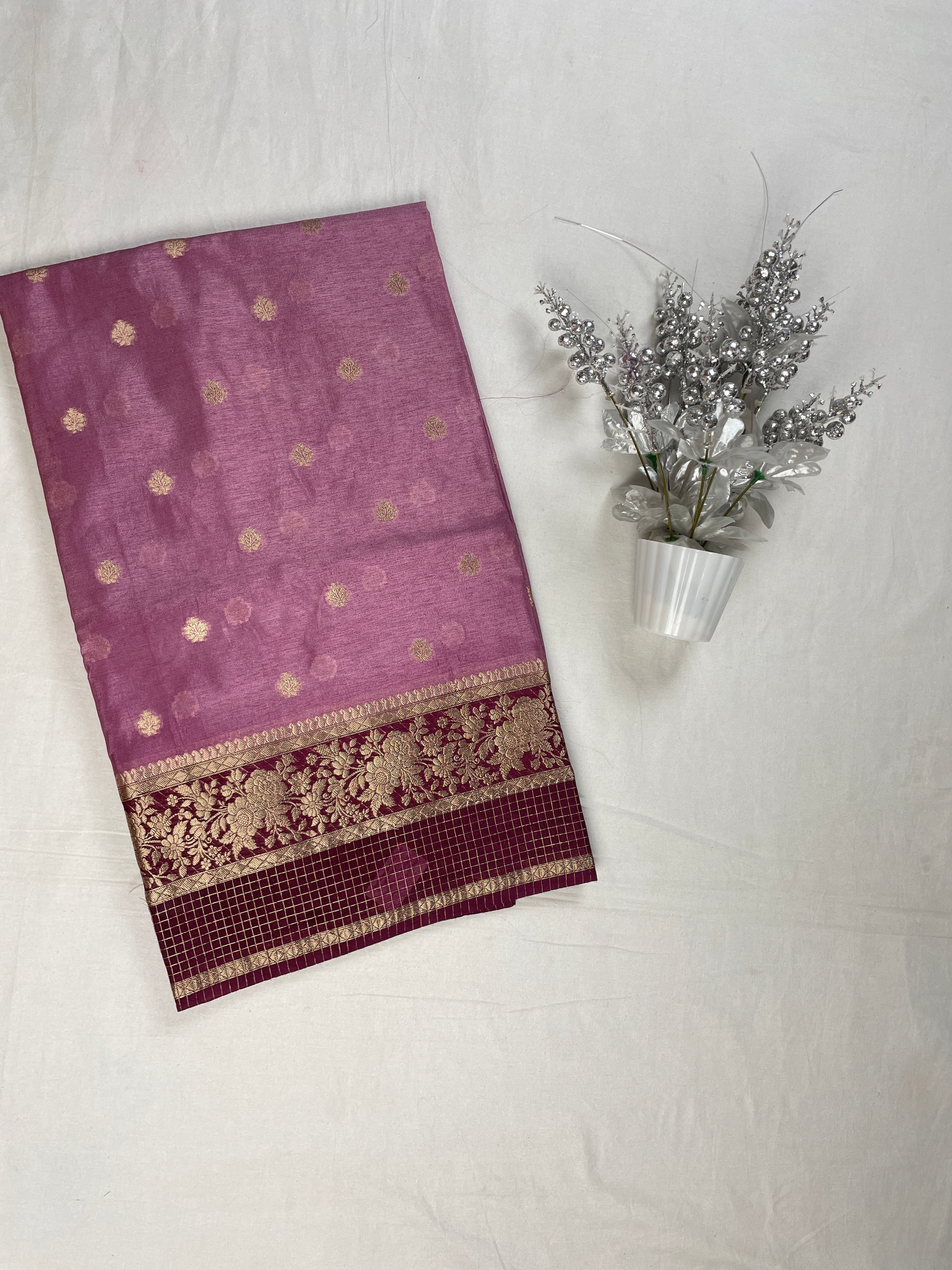 Viscos Silk Fancy Wear Saree