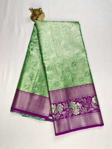Kanchipattu Meenakari Design Sarees