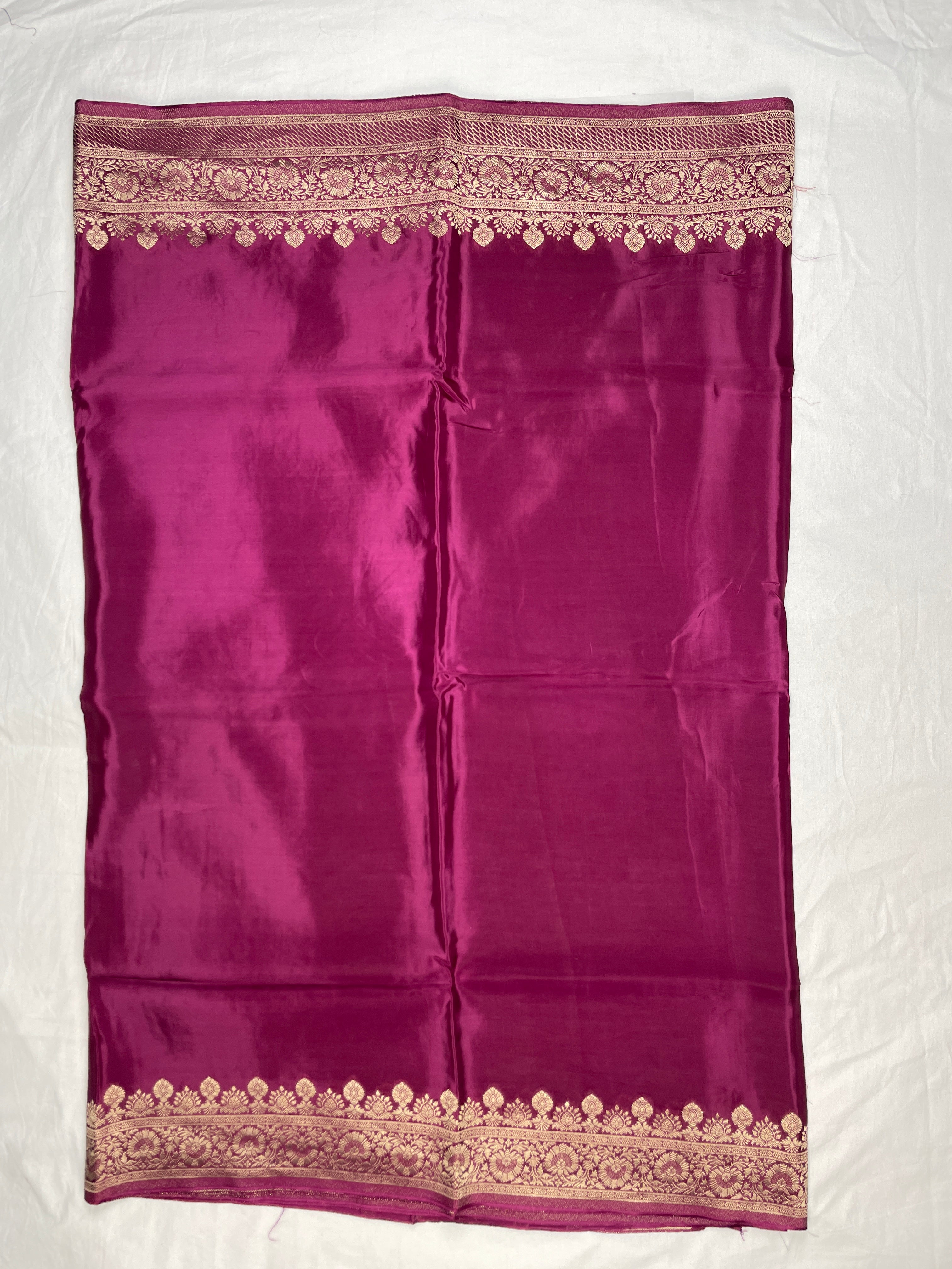 Russian silk Party ware saree.